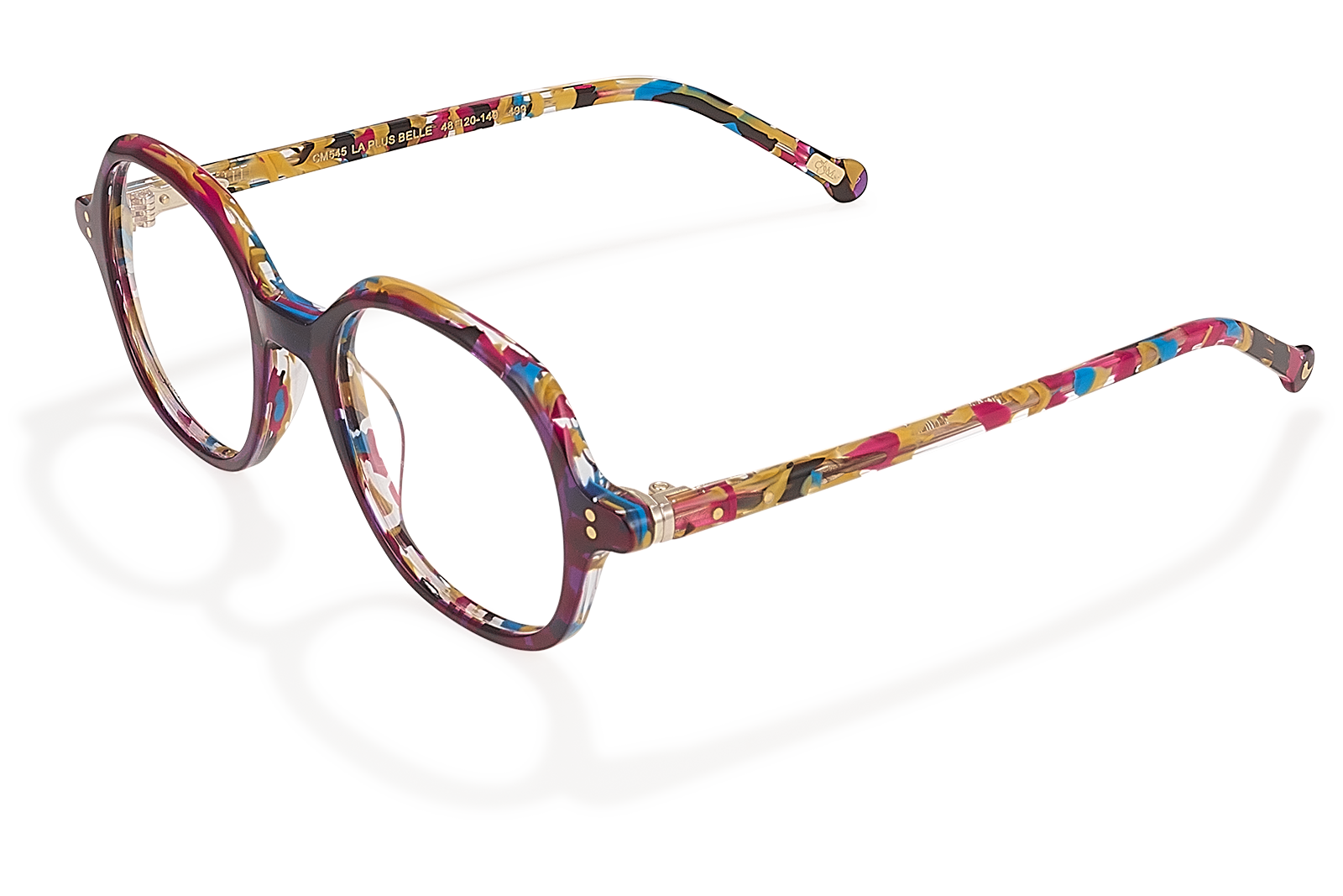 Clémence & Margaux La Plus Belle lunettes de vue Noir & Blanc tonneau