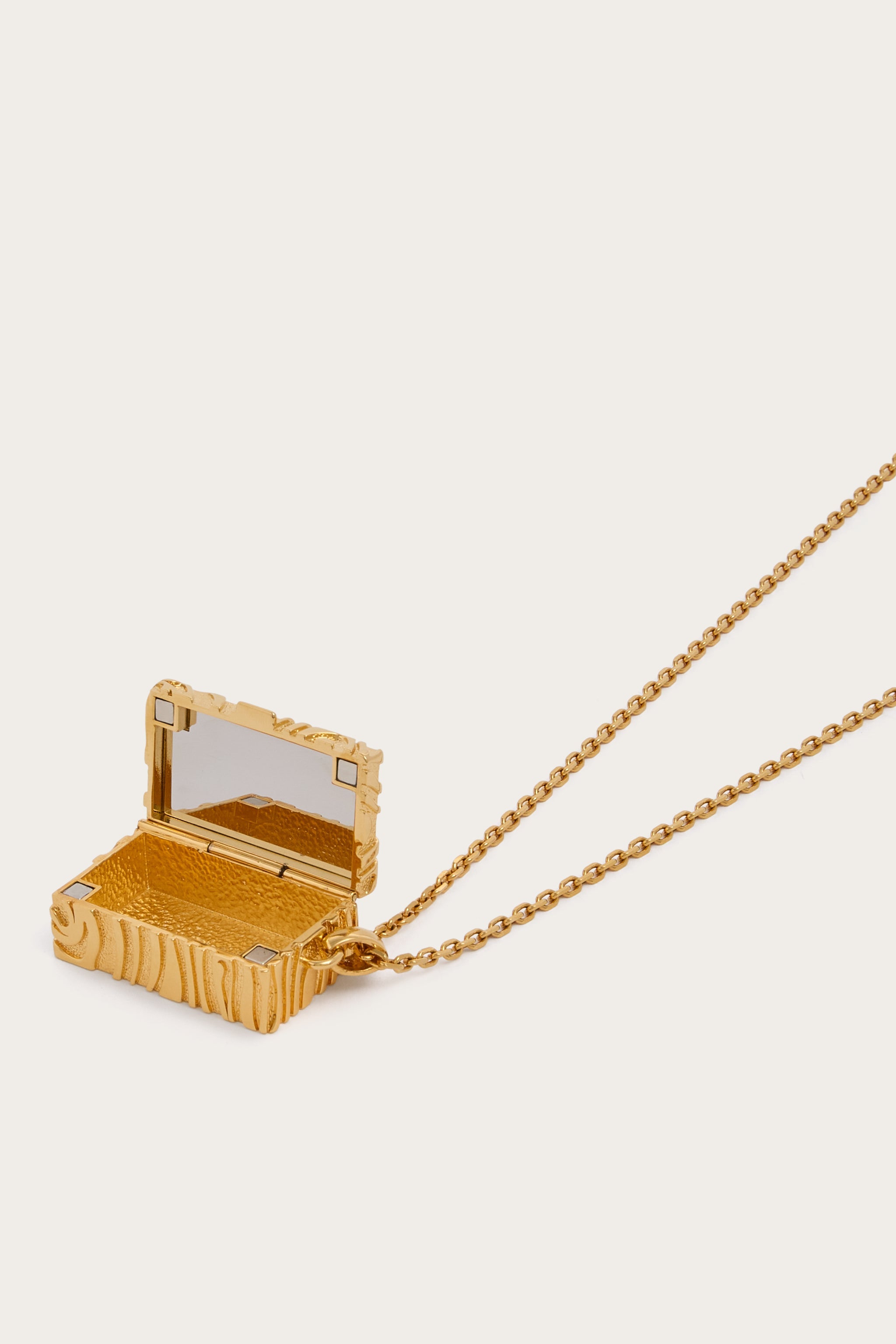 Emilio Pucci Jewellery Collana collier long or marbre 95 cm