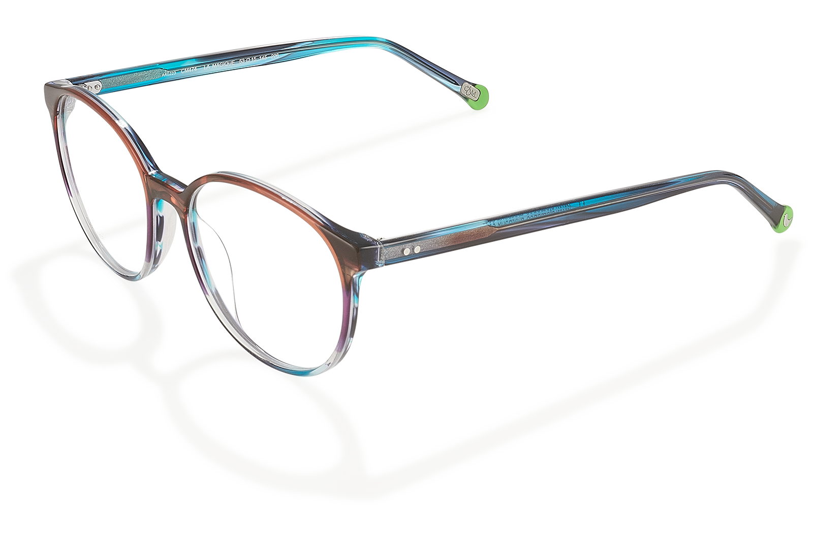 Clémence & Margaux Optiques La Magique lunettes de vue Vert & Brun