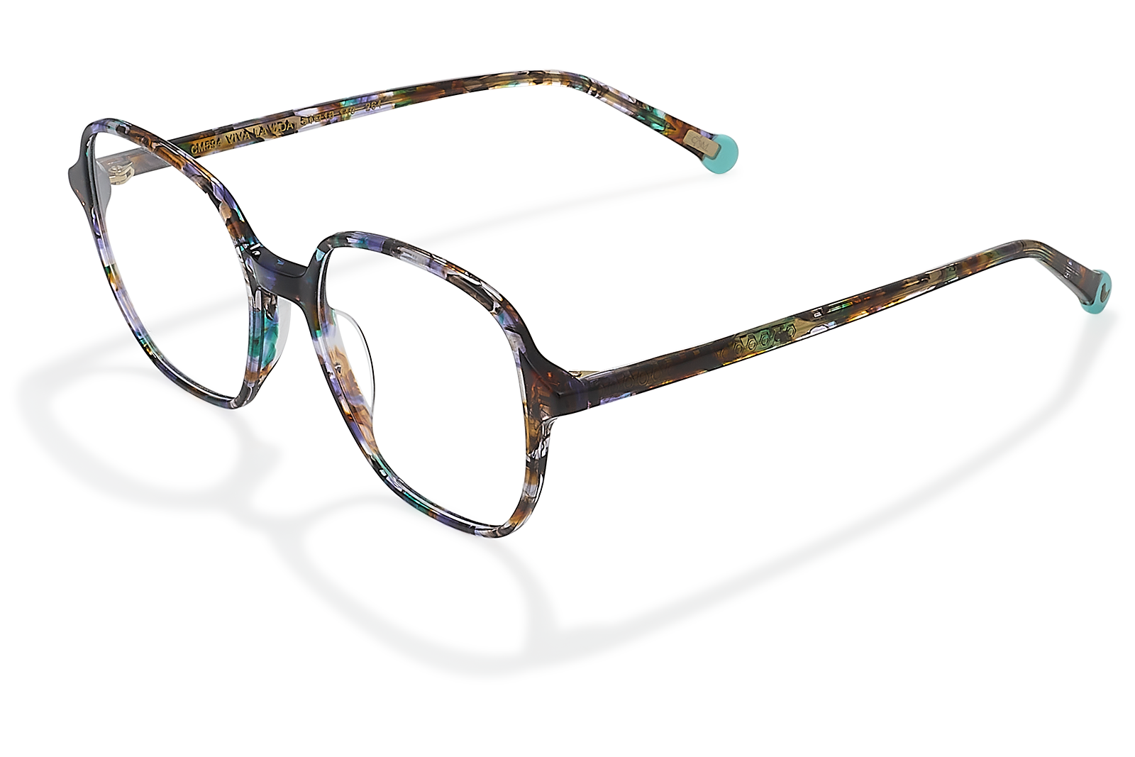 Clémence & Margaux Viva La Vida lunettes de vue brun carré