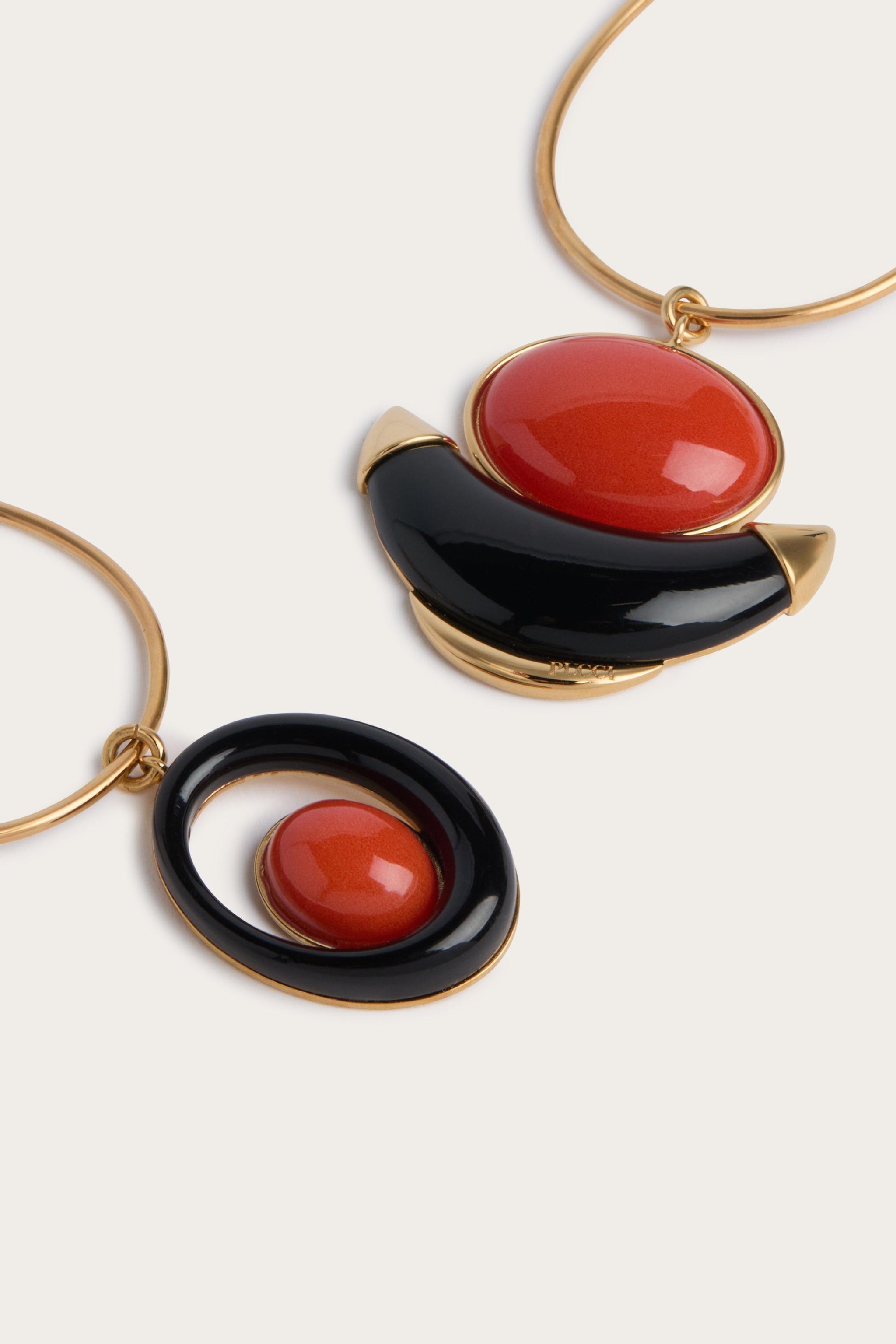 Emilio Pucci L'ALBA boucles d'oreilles or OS