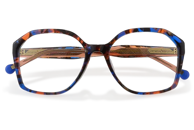Clémence & Margaux La Singulière lunettes de vue Noir & Doré moderne
