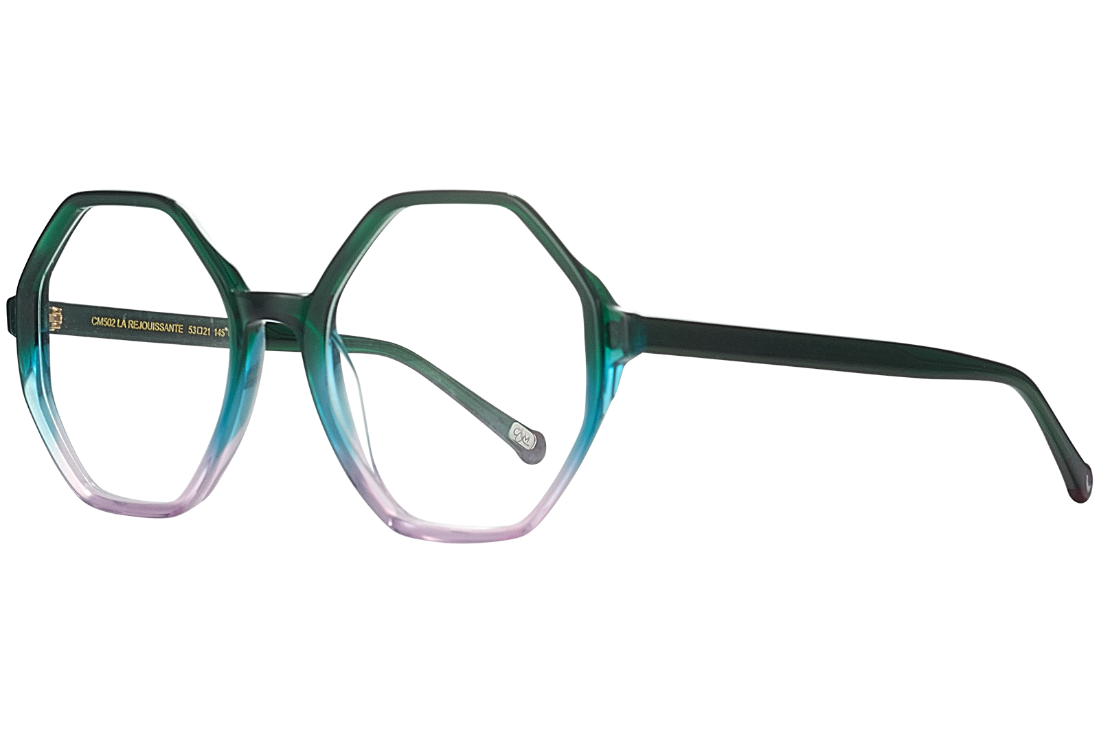 Clémence & Margaux La Réjouissante lunettes de vue Noir octogonale