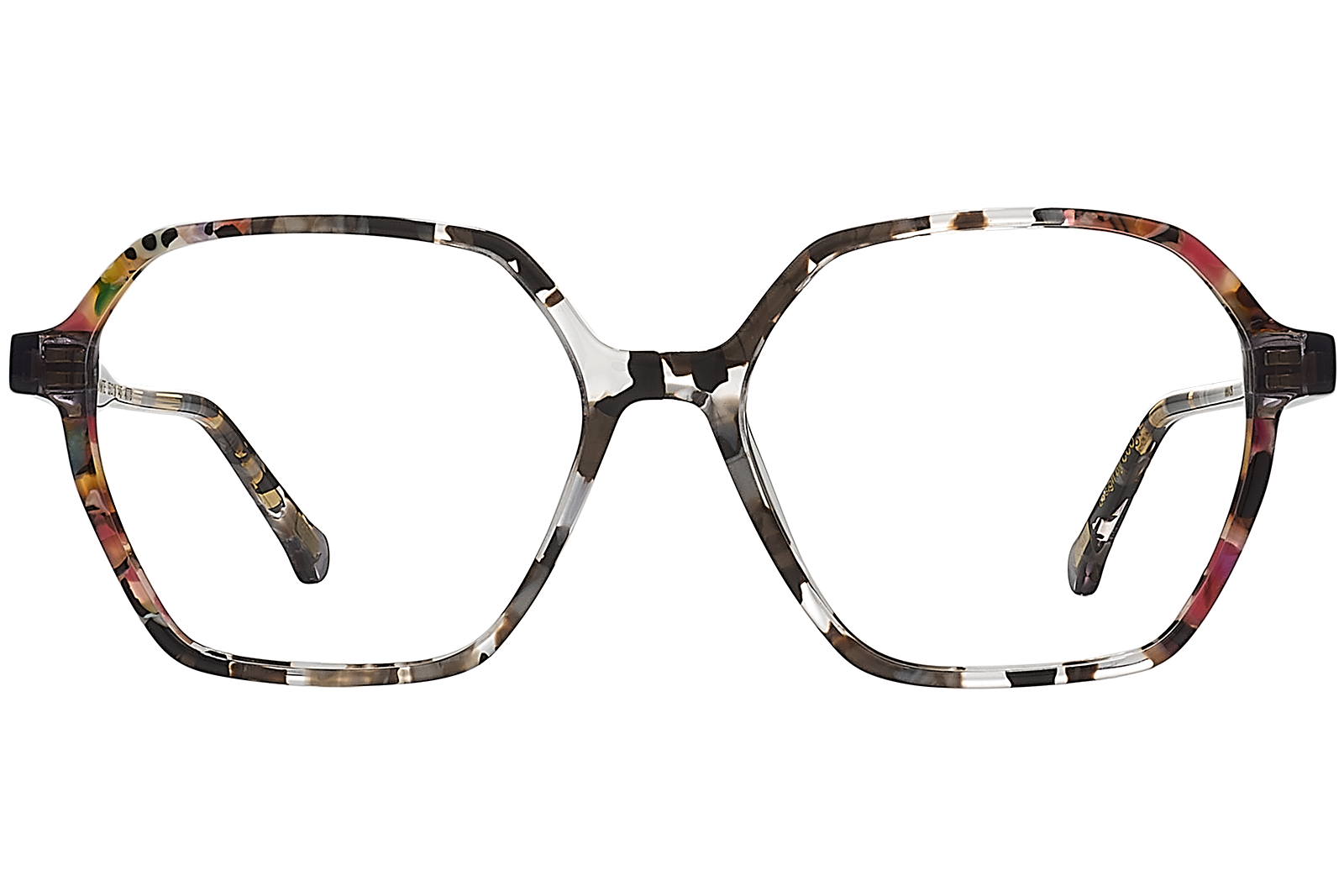 Clémence & Margaux La Renversante lunettes de vue hexagonale