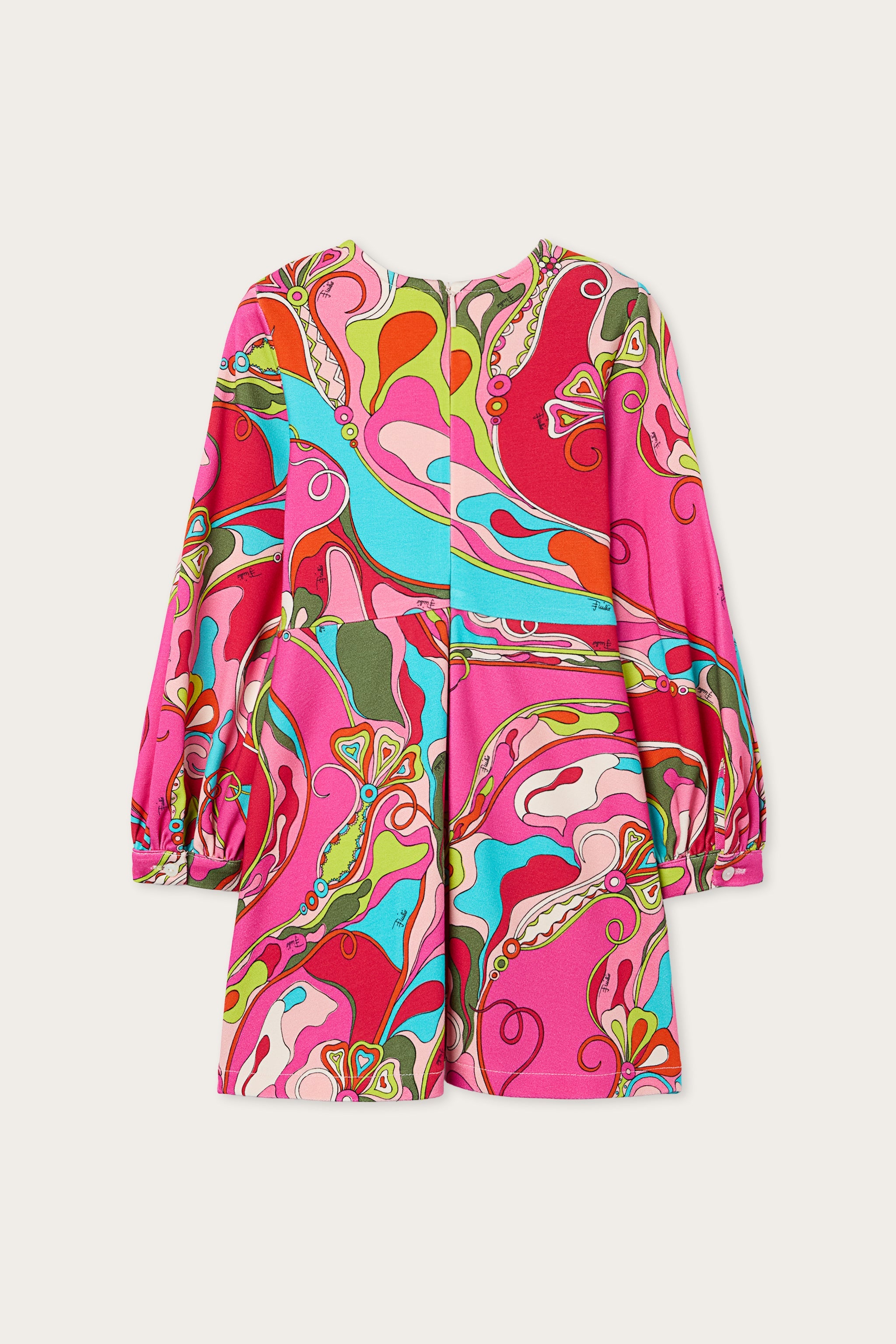 Emilio Pucci Orchidee ZZ1B50ZV194 robe fille fuchsia viscose