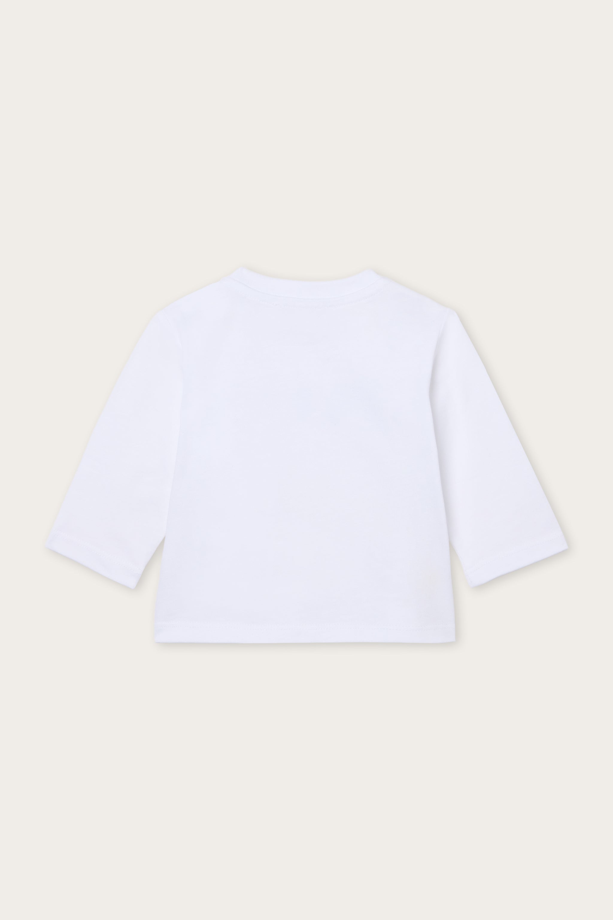 Emilio Pucci Logo tee-shirt blanc manches longues 12M