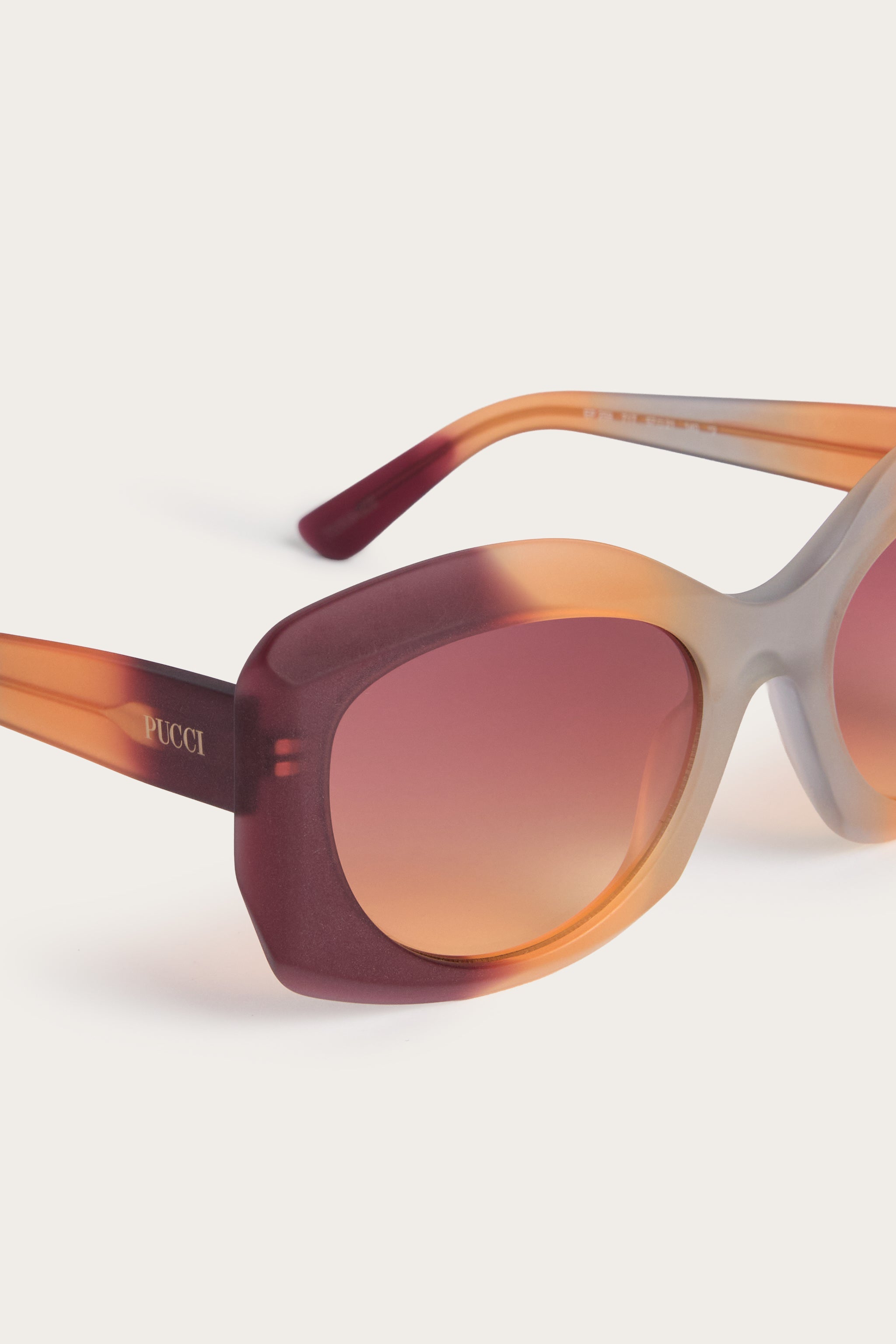 Emilio Pucci EP0259 lunettes de soleil bordeaux