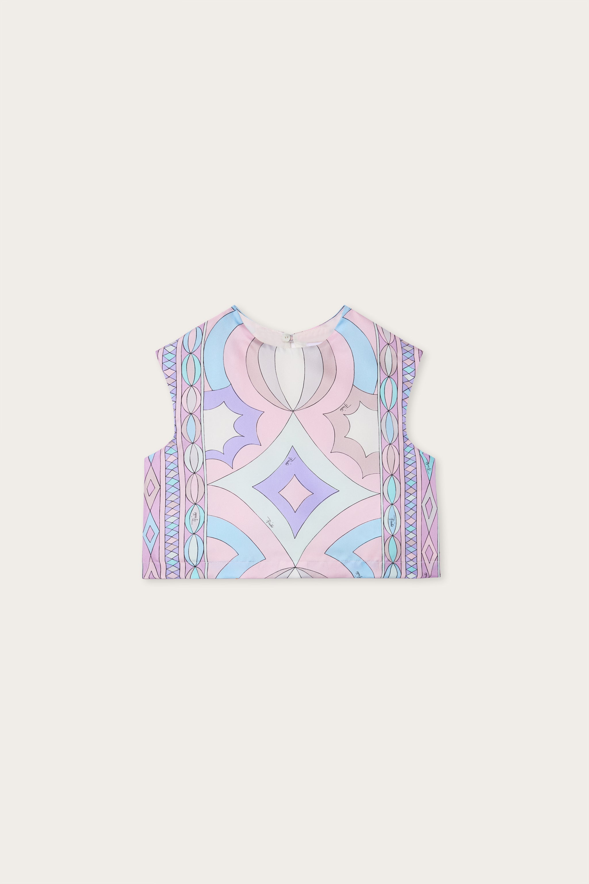 Emilio Pucci Tops Shirts top soie rose 4Y Collane