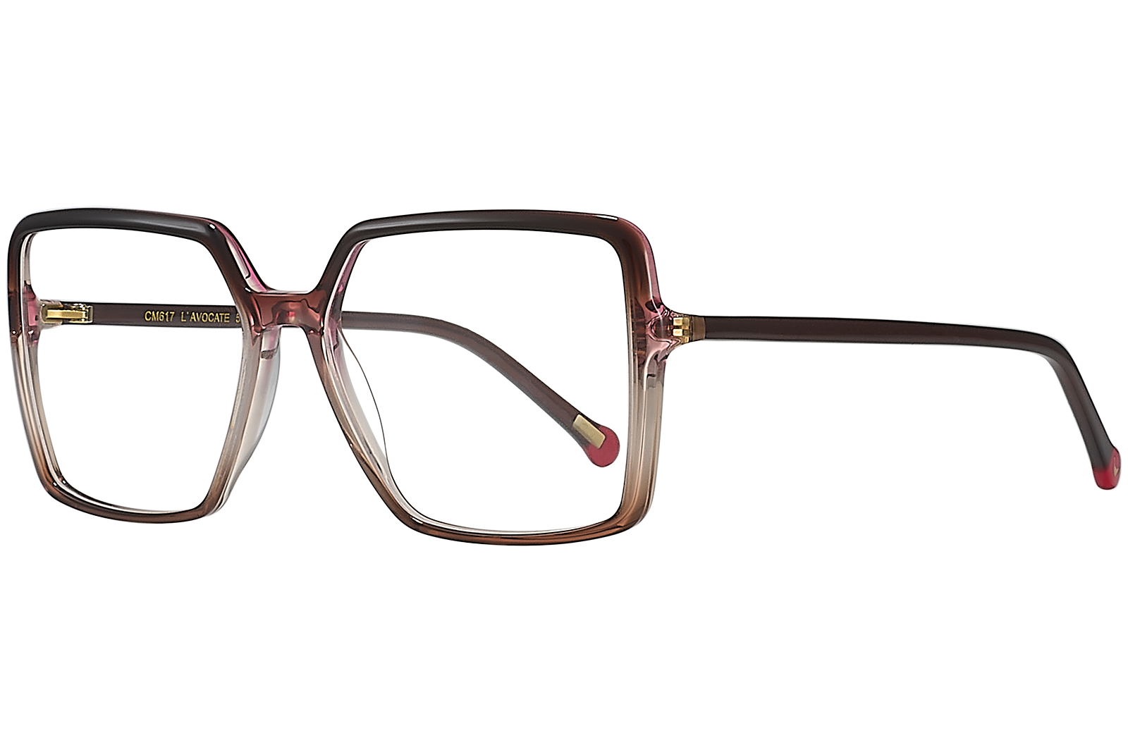 Clémence & Margaux Optiques L'Avocate lunettes de vue Noir carrée