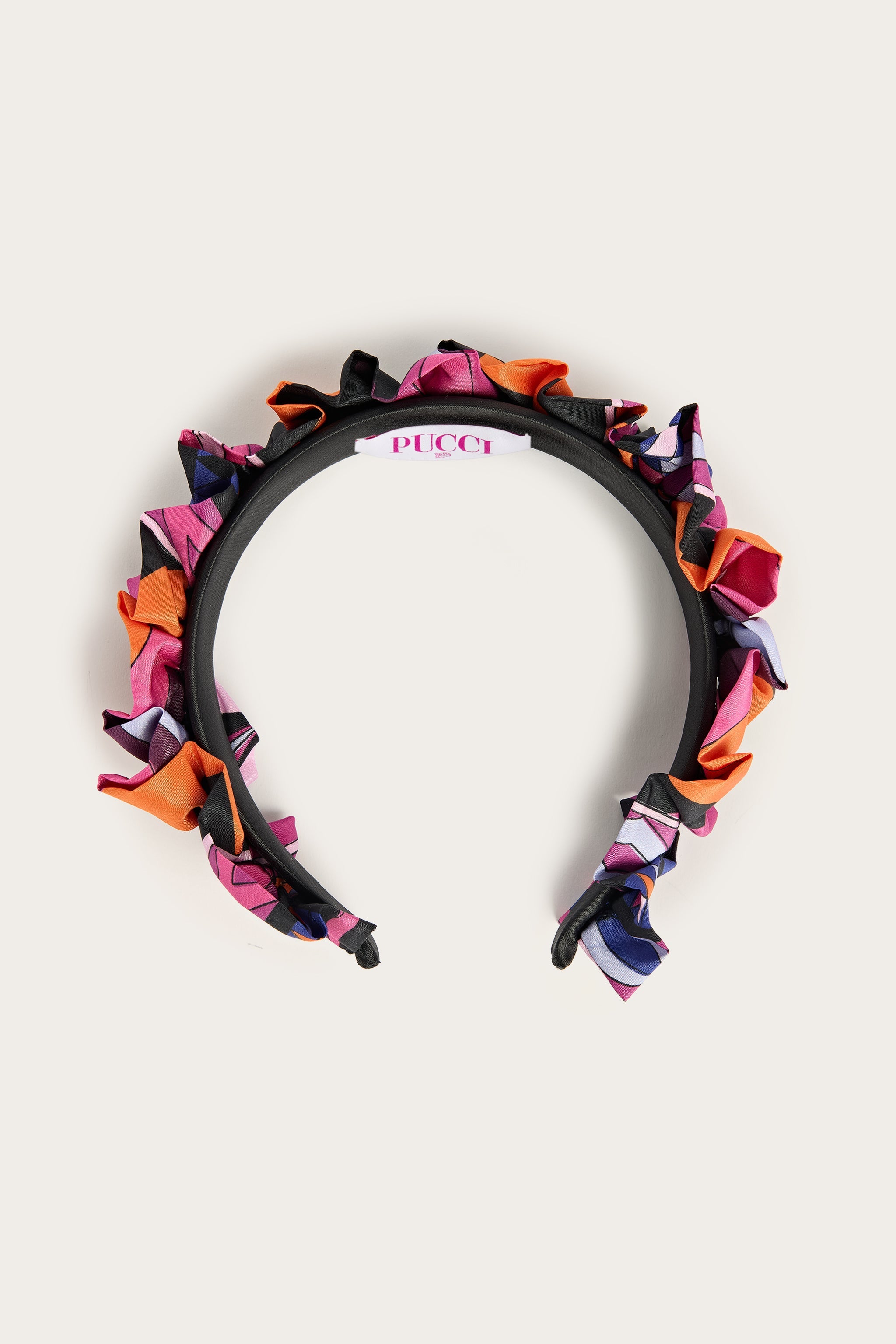 Emilio Pucci Collane serre-tête noir multicolor taille unique
