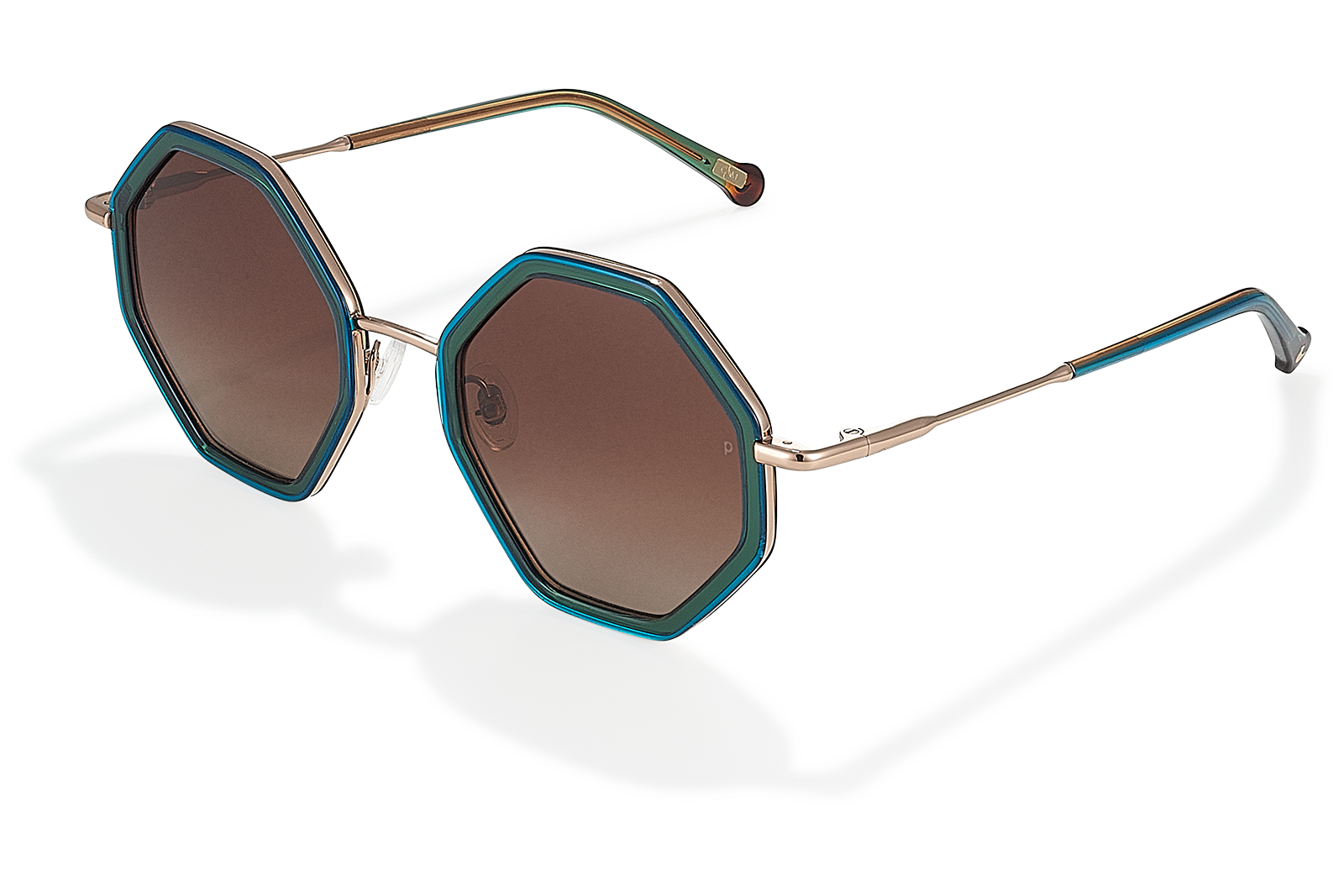 Clémence & Margaux La Fashion Week lunettes de soleil bleu