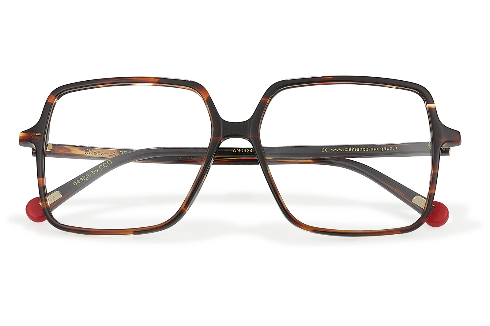 Clémence & Margaux La Beauté lunettes de vue Noir forme carrée