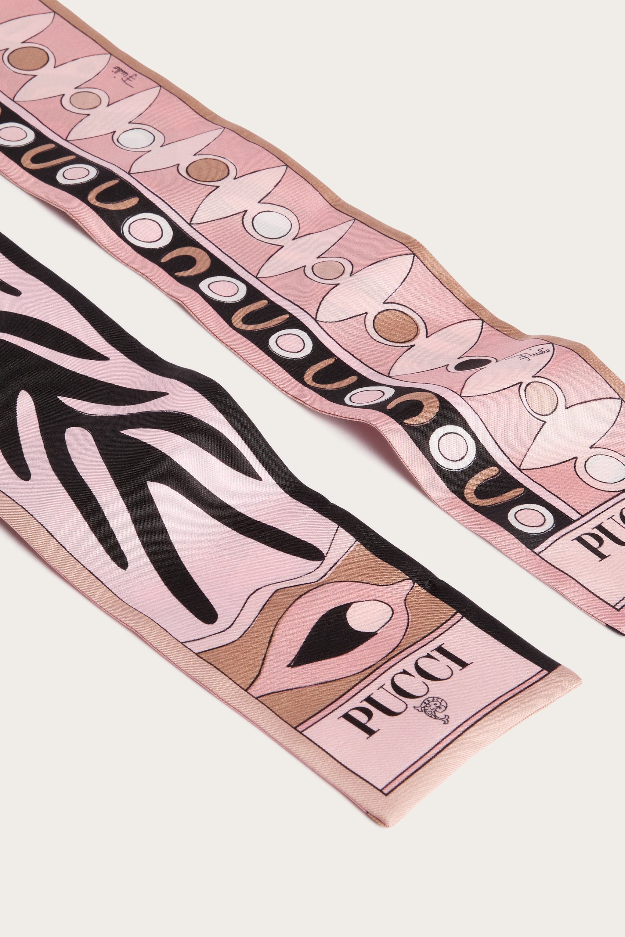 Emilio Pucci Mix Foulard Soie Femme Nude 8x160