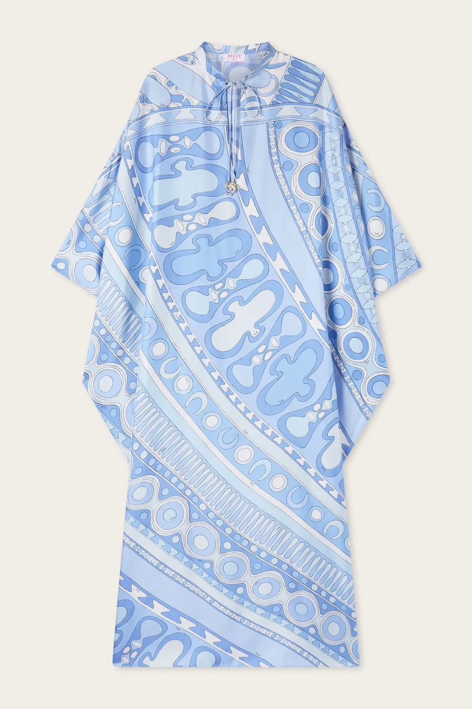 Emilio Pucci Caftano Soleil caftan bleu clair