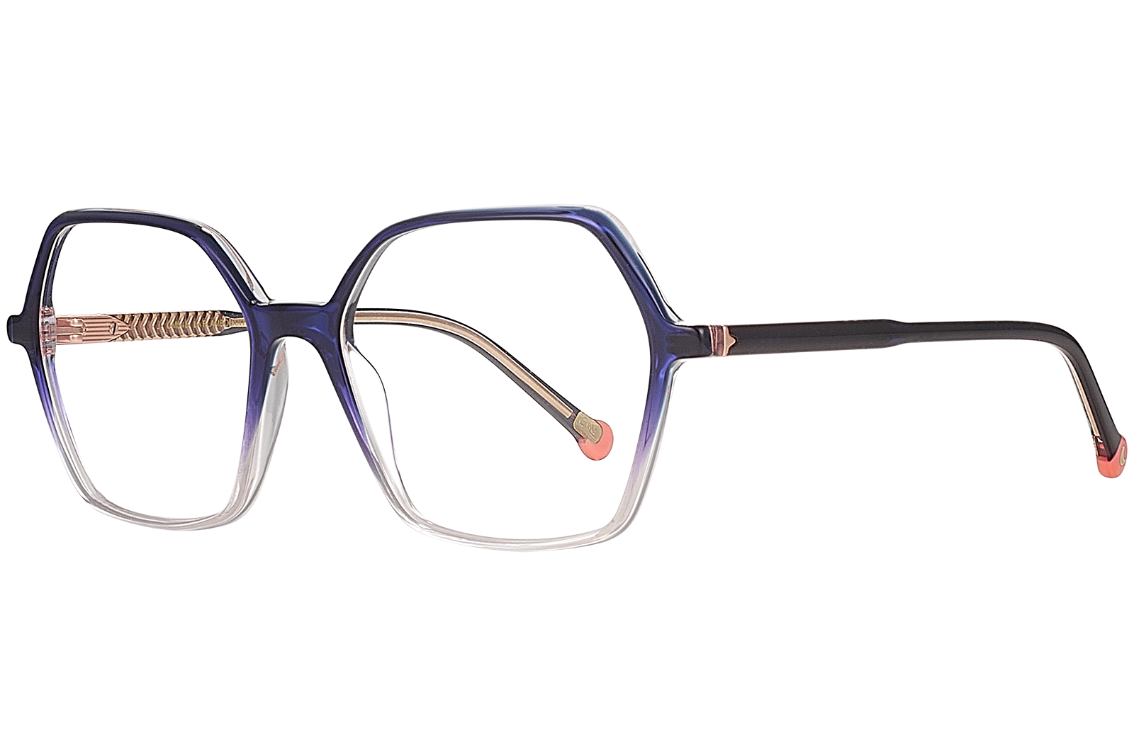 Clémence & Margaux La Flamboyante lunettes de vue Gris hexagonale