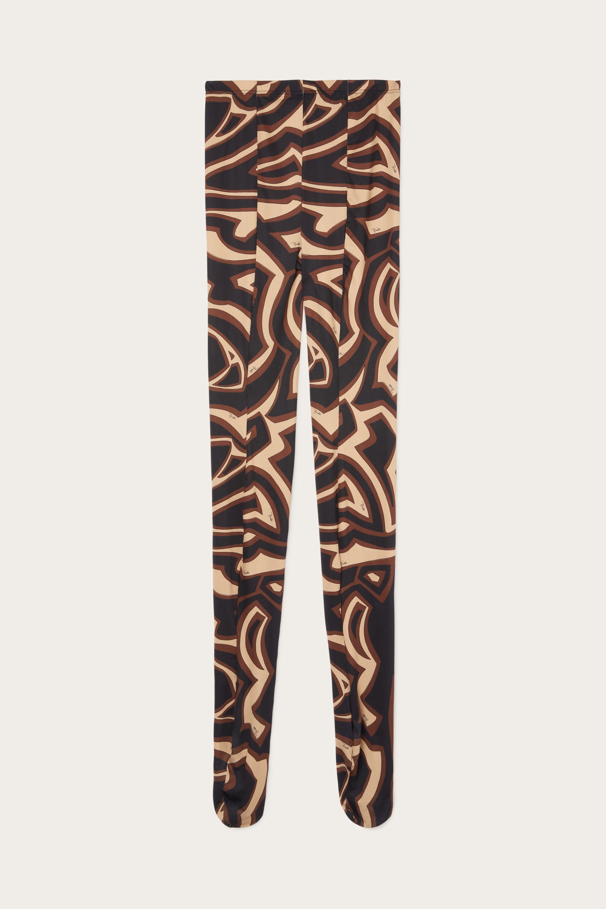 Emilio Pucci Labirinto collant noir or 50 den S