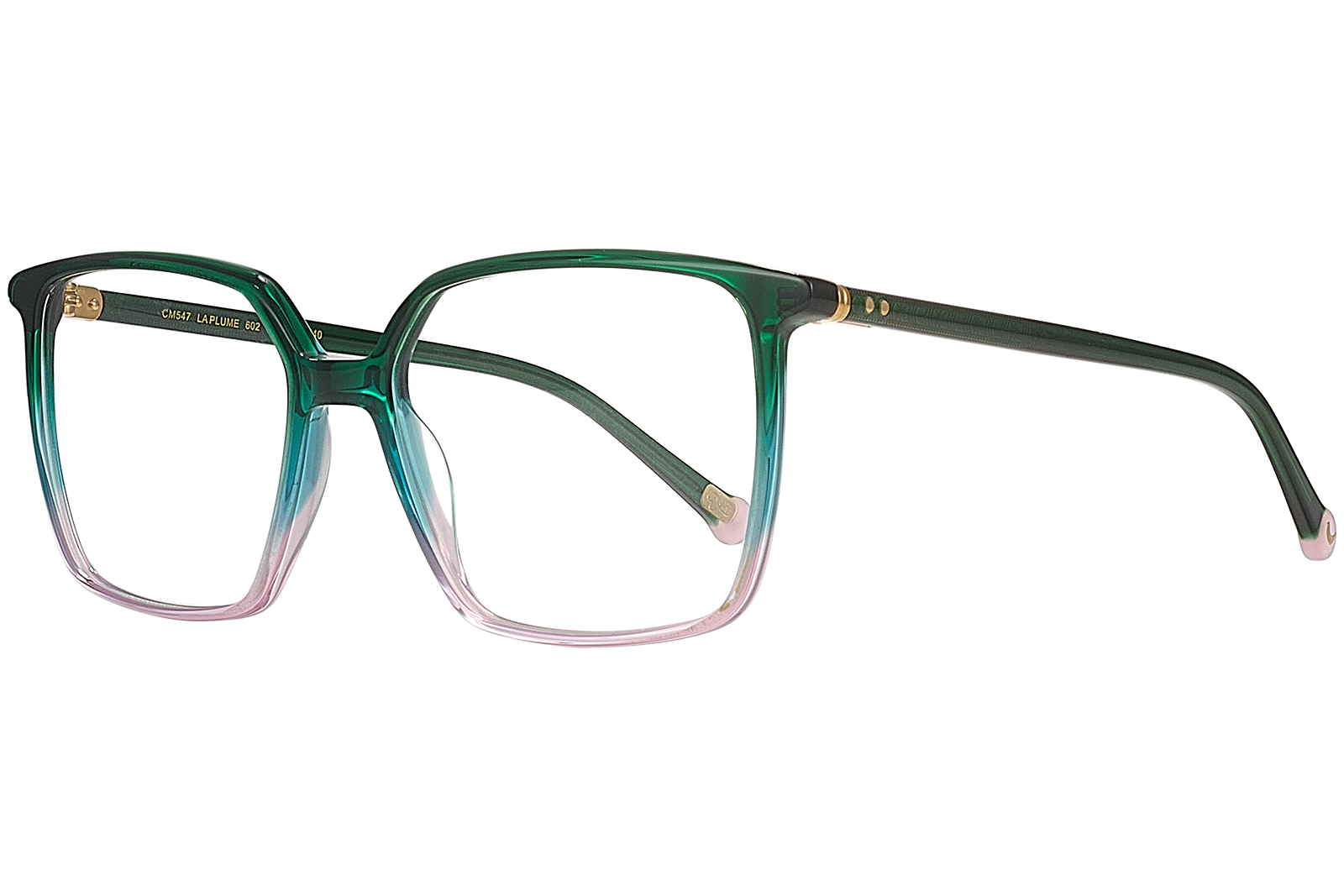 Clémence & Margaux La Plume lunettes de vue brun rose carrée