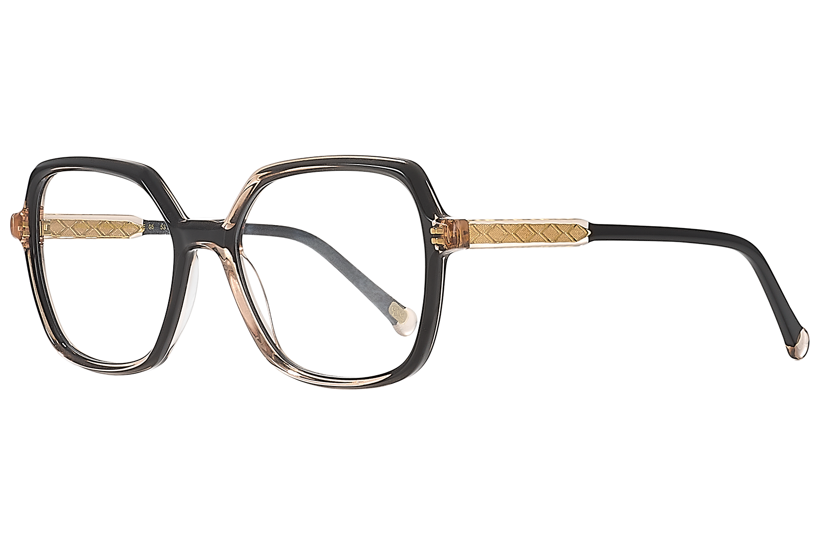 Clémence & Margaux La French Attitude lunettes de vue carrée noir rose