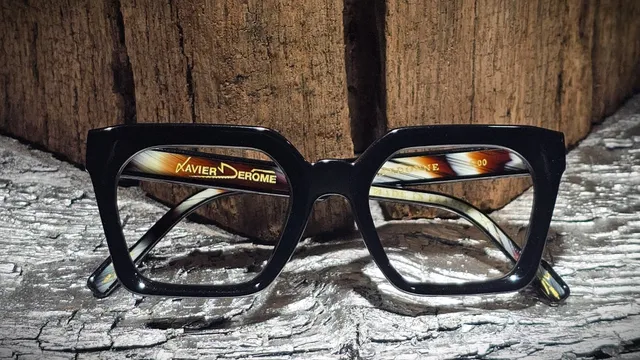 Xavier Derome Belledonne C00 lunettes de vue noir acétate