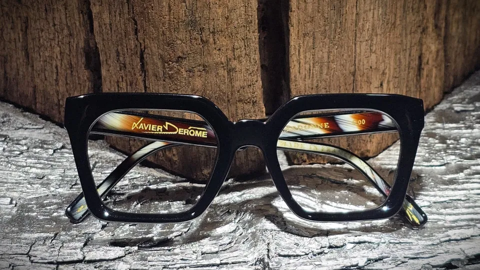 Xavier Derome Belledonne C00 lunettes de vue noir acétate