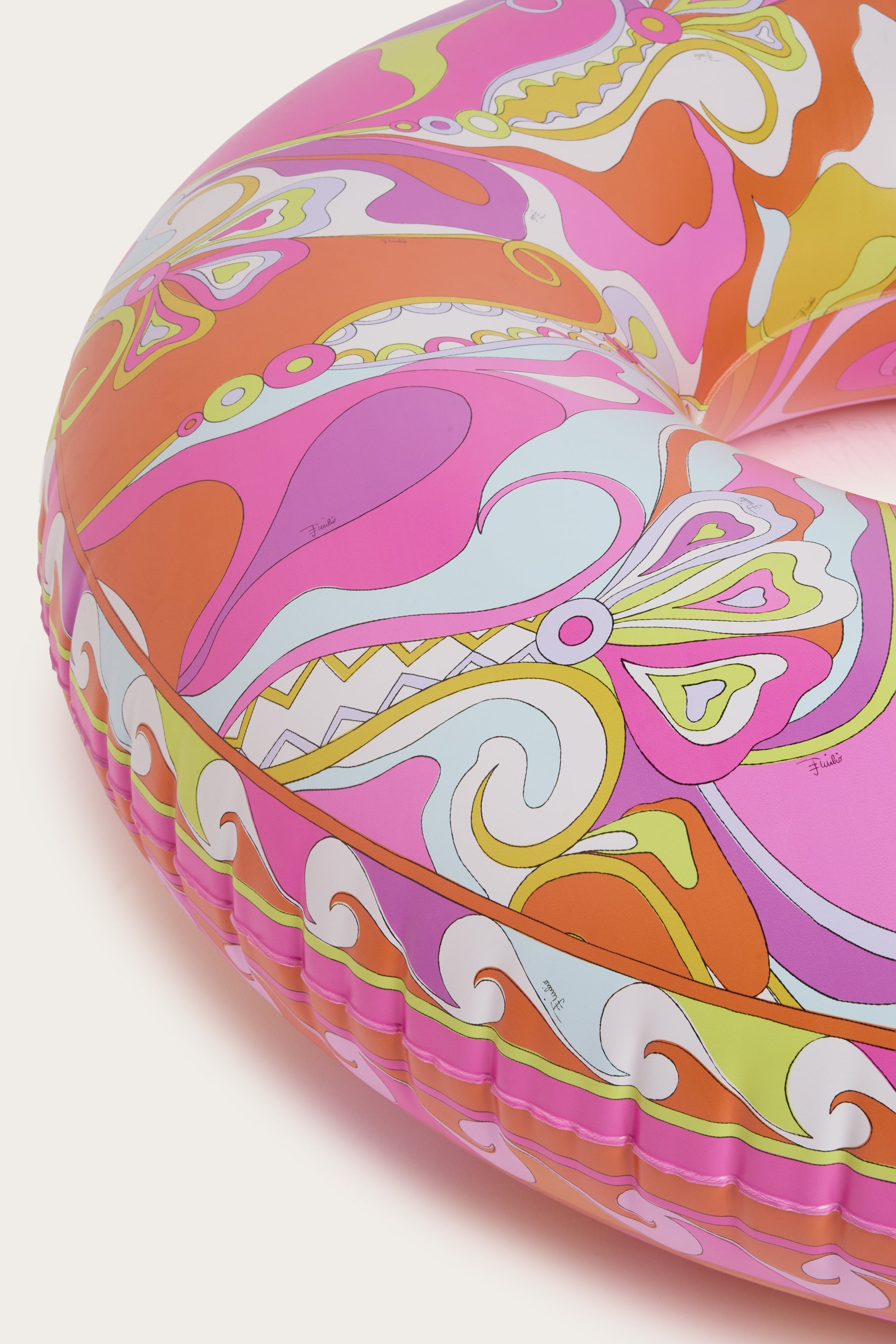 Emilio Pucci Ciambella bouée piscine PVC multicolore 120 cm
