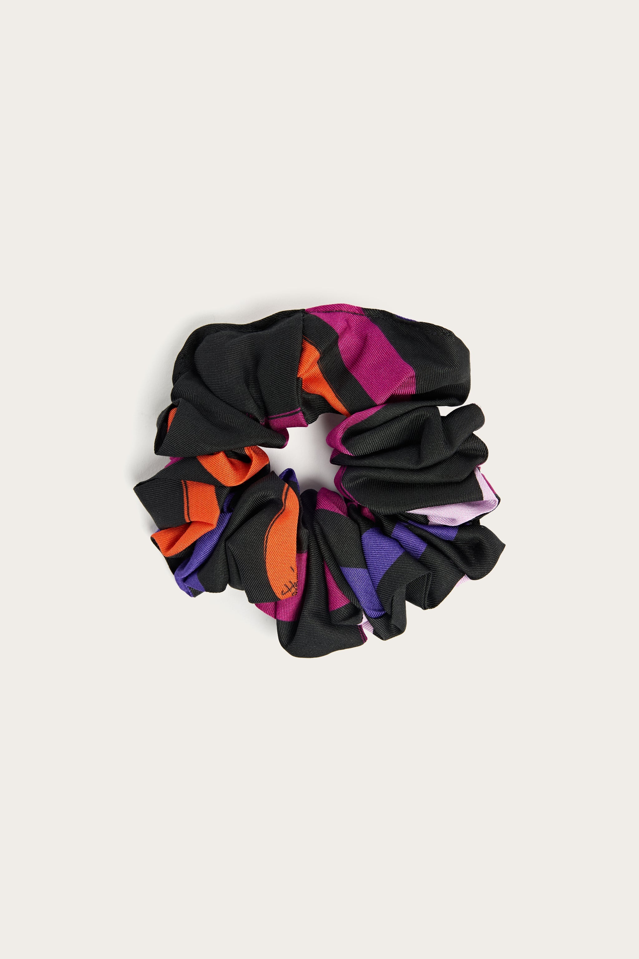 Emilio Pucci Marmo Élastique Cheveux Noir Fuchsia