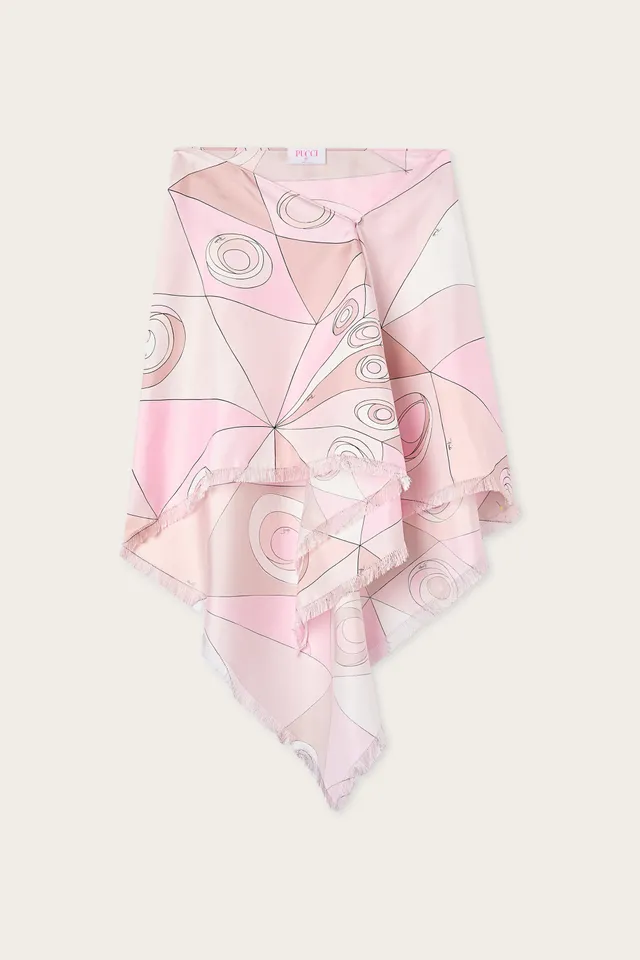Emilio Pucci Occhi 6HRV336H945062 jupe rose nude