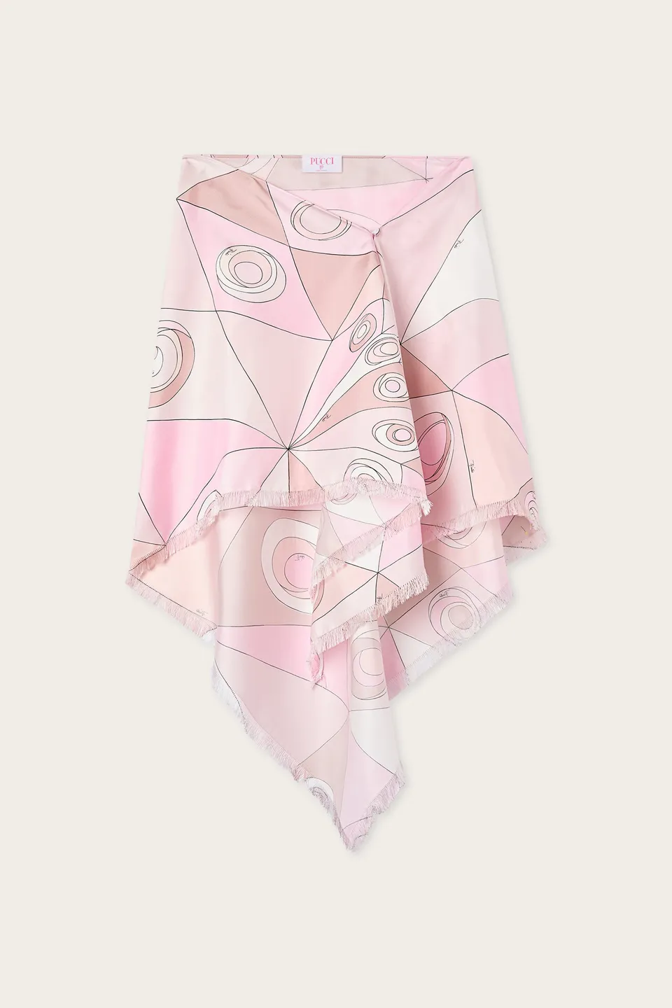 Emilio Pucci Occhi 6HRV336H945062 jupe rose nude