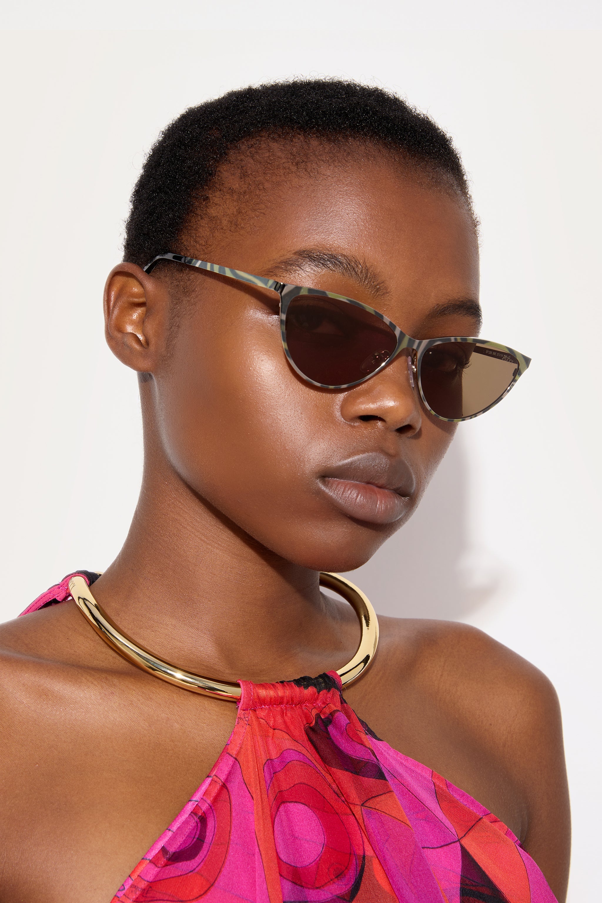 Emilio Pucci SUNGLASSES EP0256M lunettes de soleil animal brown