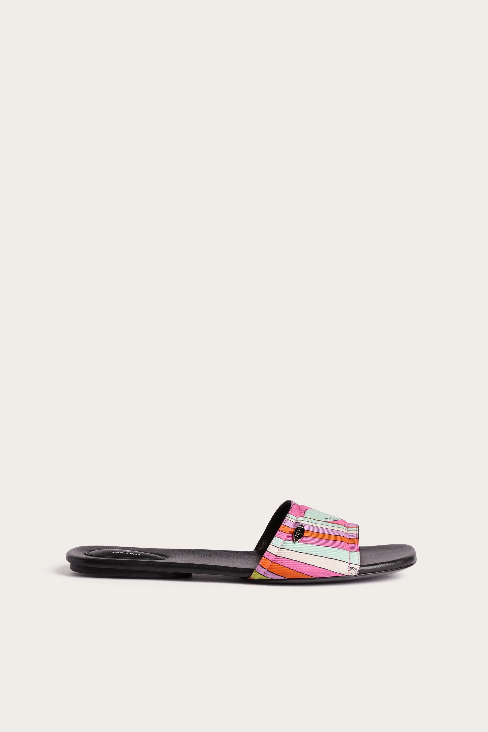 Emilio Pucci Slip-on Seta Stampa Iride chaussures multicolor soie