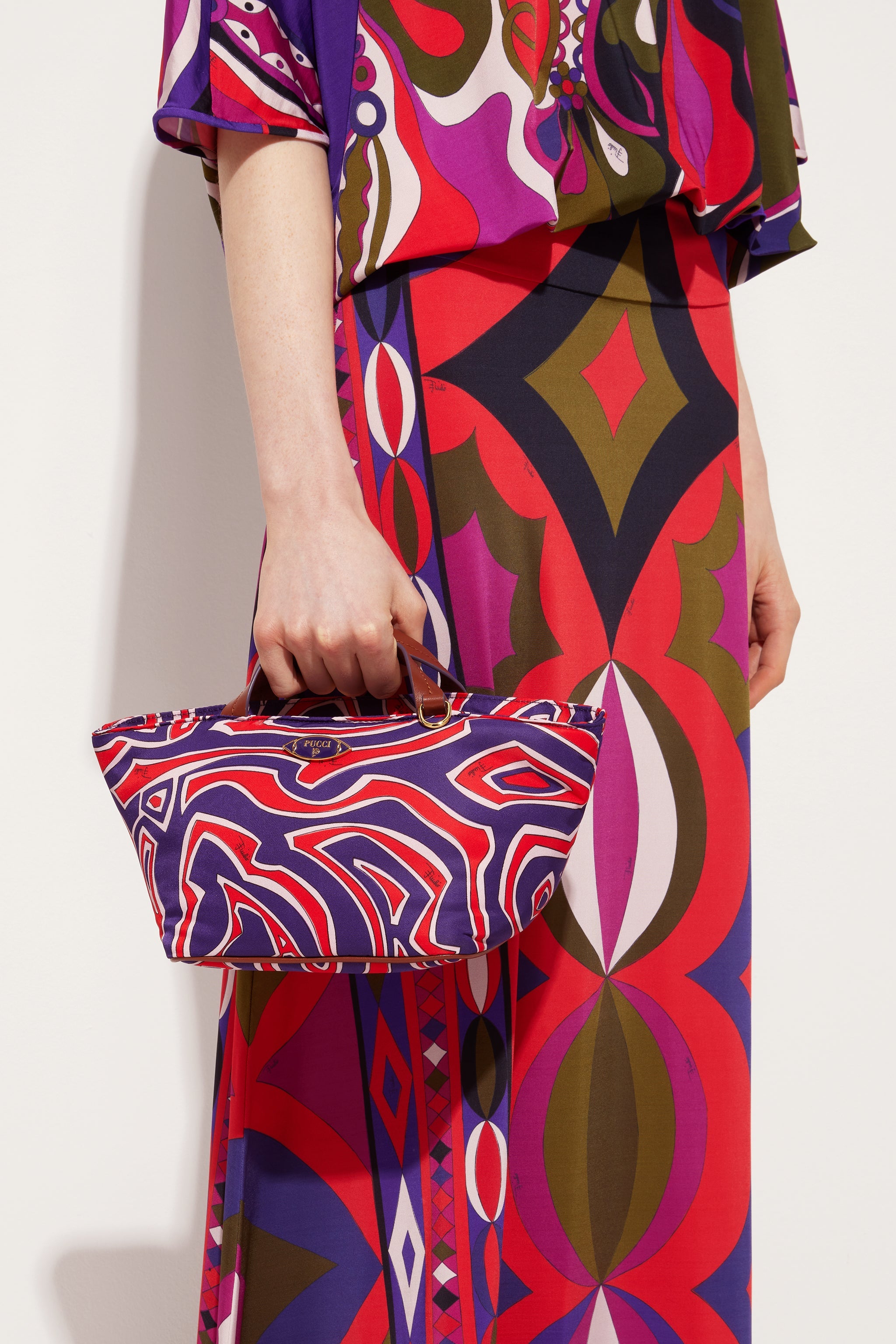 Emilio Pucci Bags Borsa Mano sac à main nylon multicolore