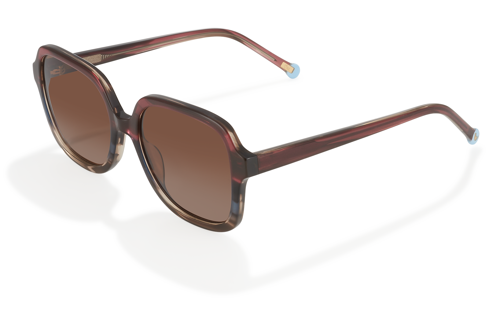 Clémence & Margaux La Cannoise lunettes de soleil Dentelle Bleue