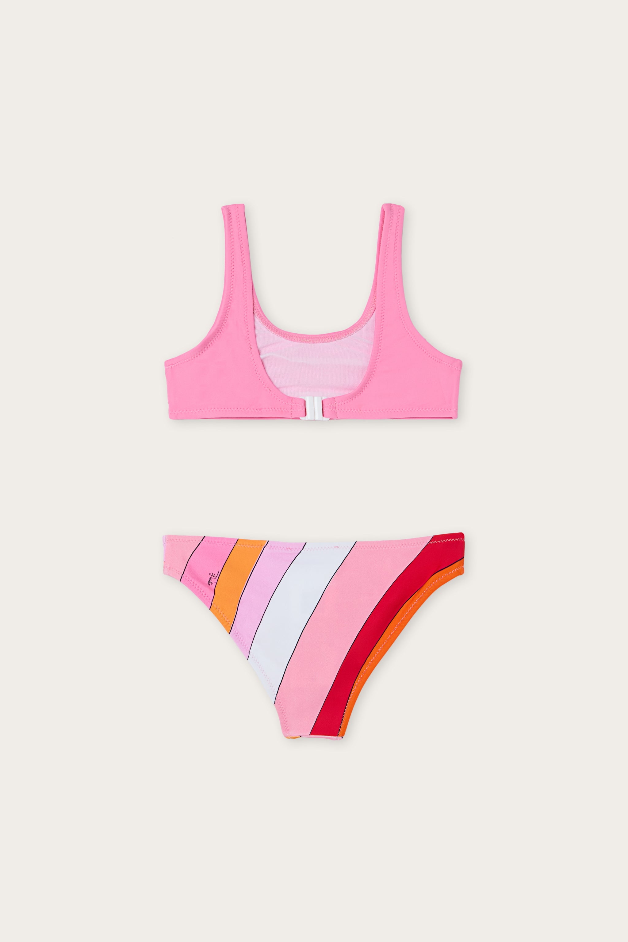 Emilio Pucci Bikini Slip Stampato bikini fille rose orange
