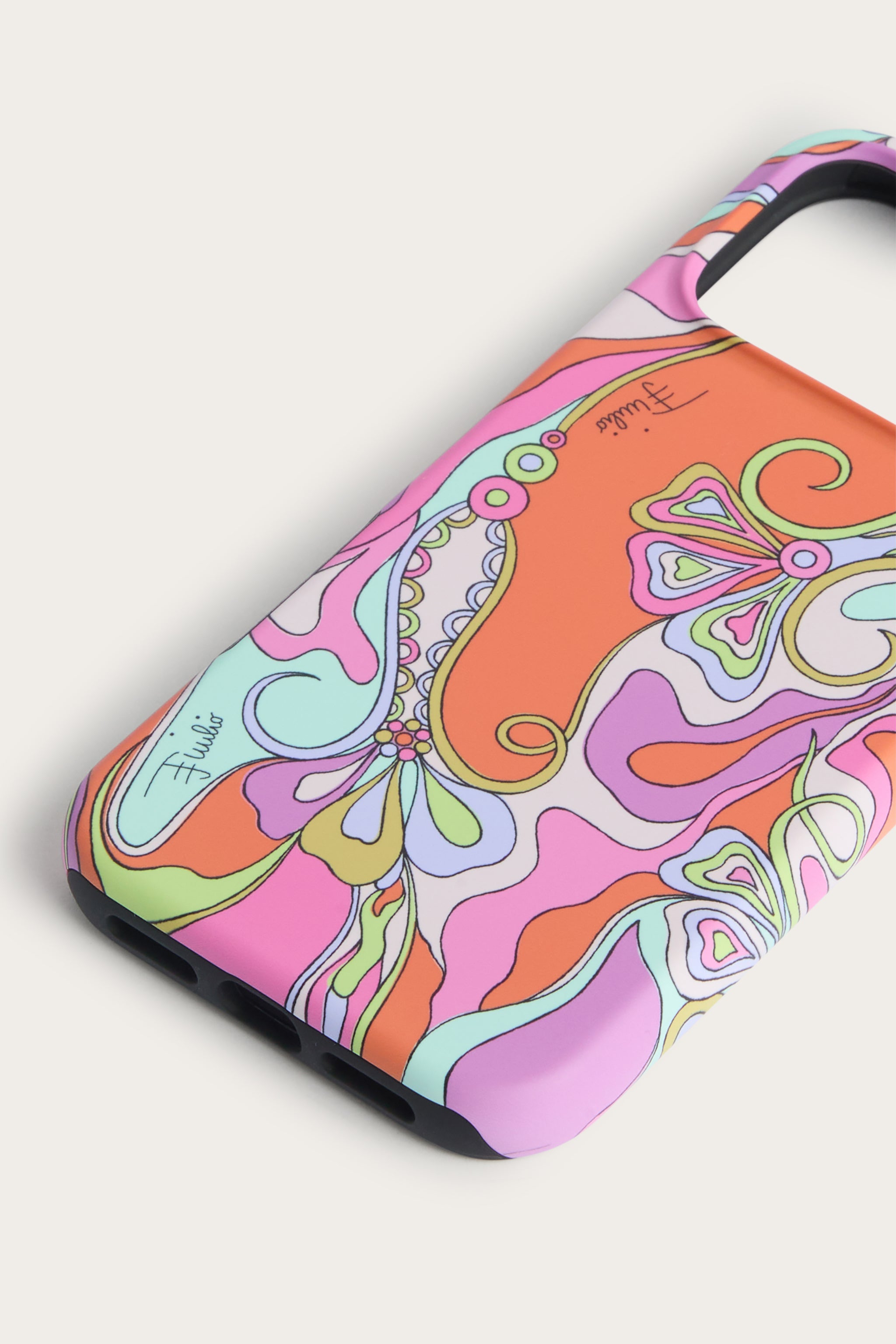 Emilio Pucci Cover iPhone 17 Pro coque multicolor Orchidee