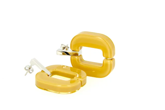 Xavier Derome BO 01 C181 boucles d’oreilles acétate