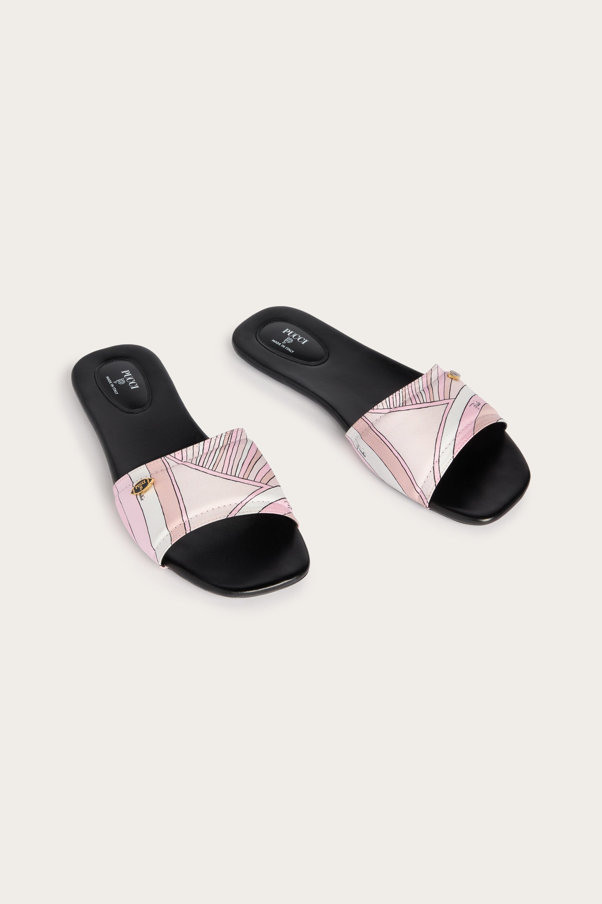 Emilio Pucci Shoes Yummy sandales soie rose nude