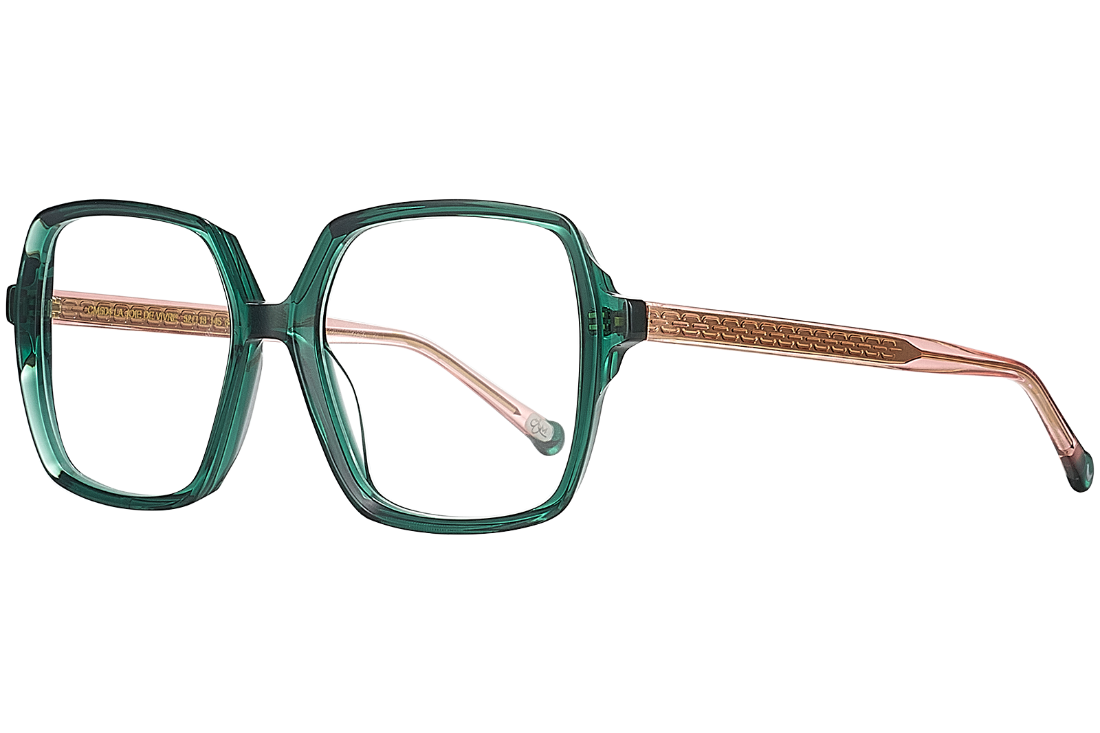 Clémence & Margaux La Joie de Vivre lunettes de vue vert carré