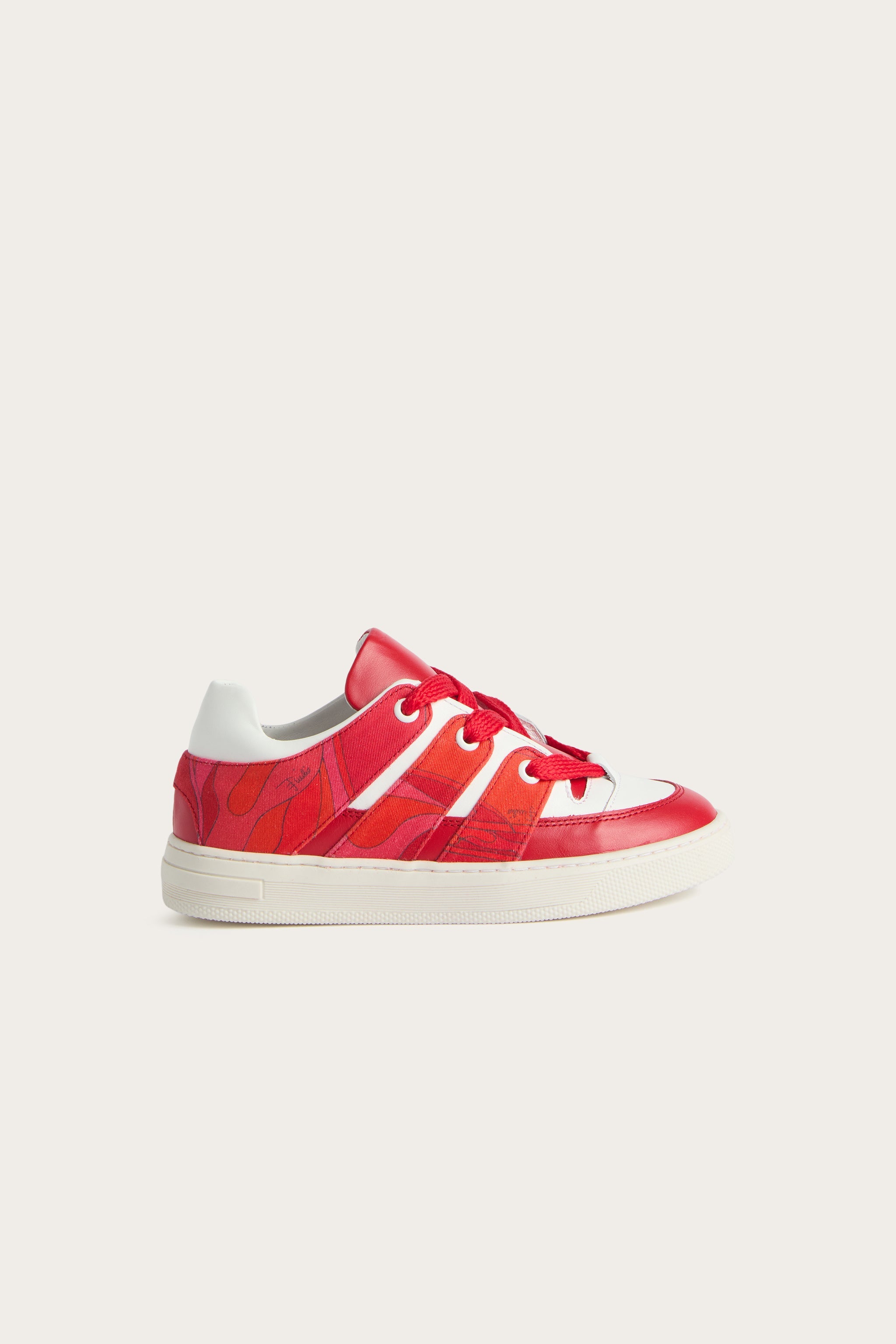 Emilio Pucci Stampa Orchidee sneakers fille fuxia rouge