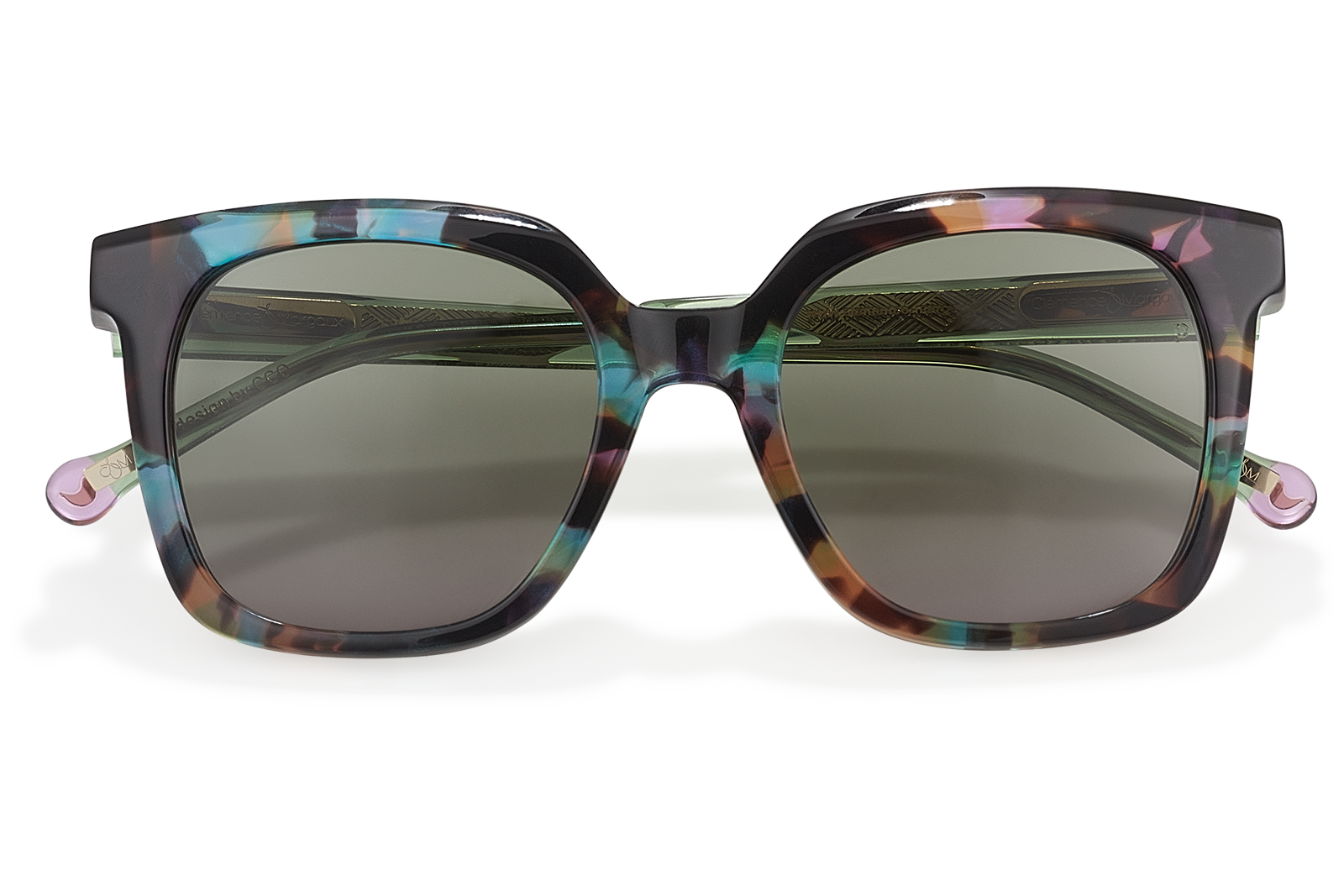 Clémence & Margaux L'Actrice lunettes de soleil écaille femme