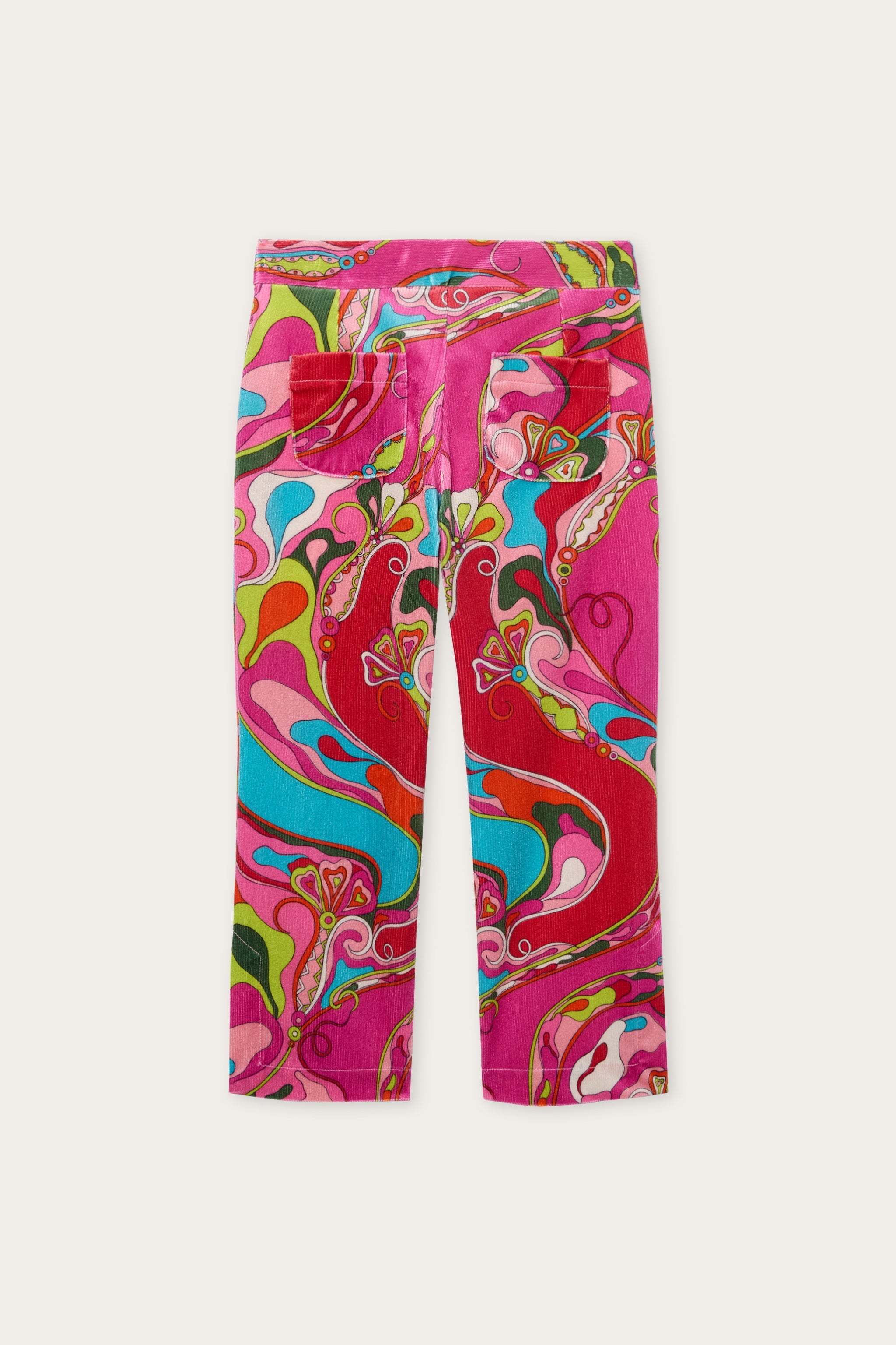 Emilio Pucci Pants Shorts pantalon velours fuchsia 4Y