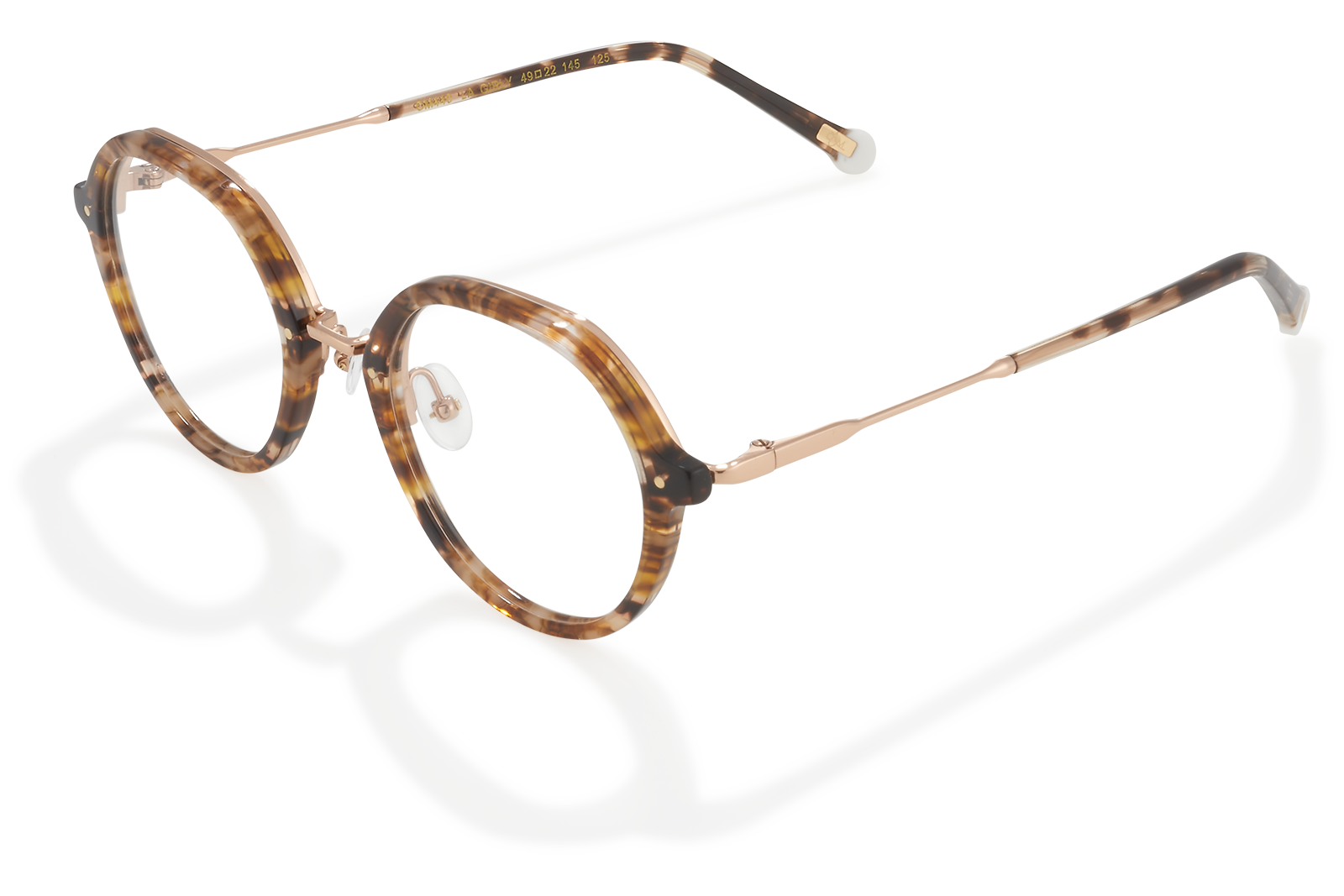 Clémence & Margaux La Girly lunettes de vue moucheté rose
