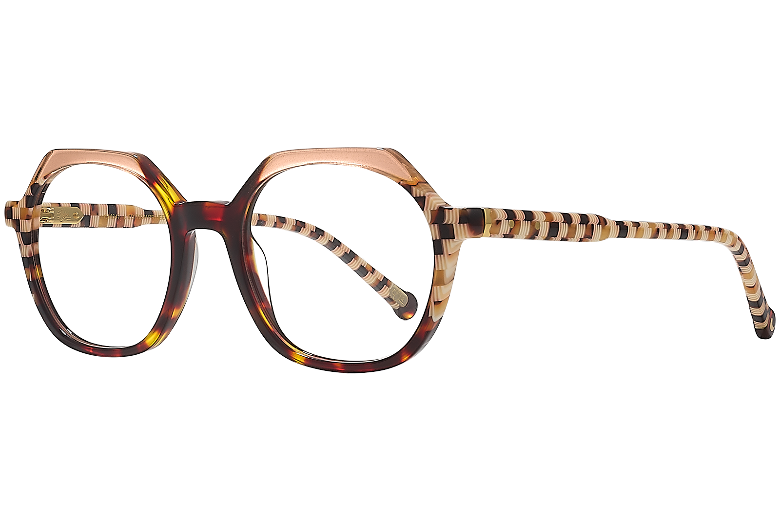 Clémence & Margaux L'Edition Privée lunettes de vue écaille damier