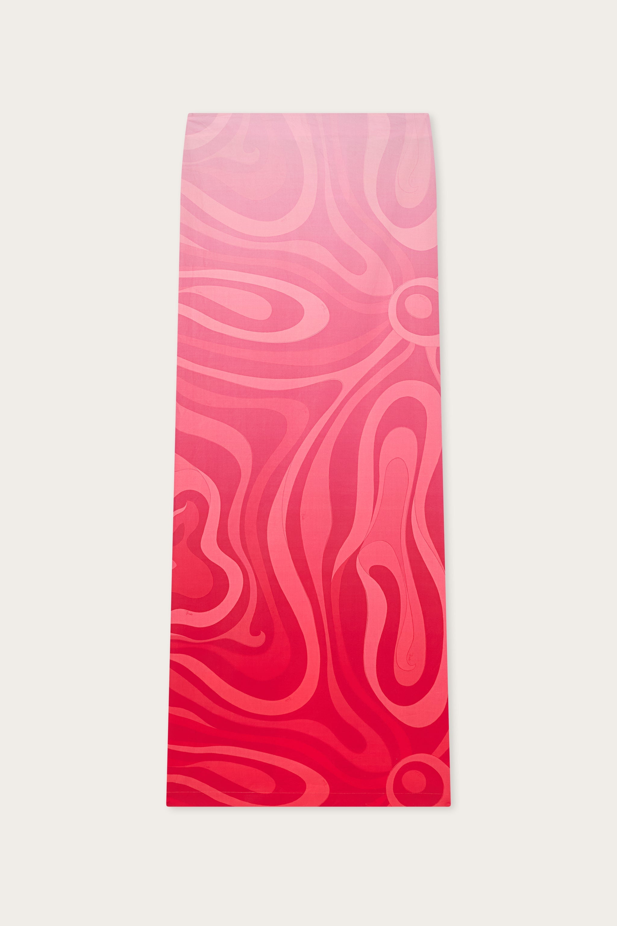 Emilio Pucci Marmo Jupe longue coton dégradé
