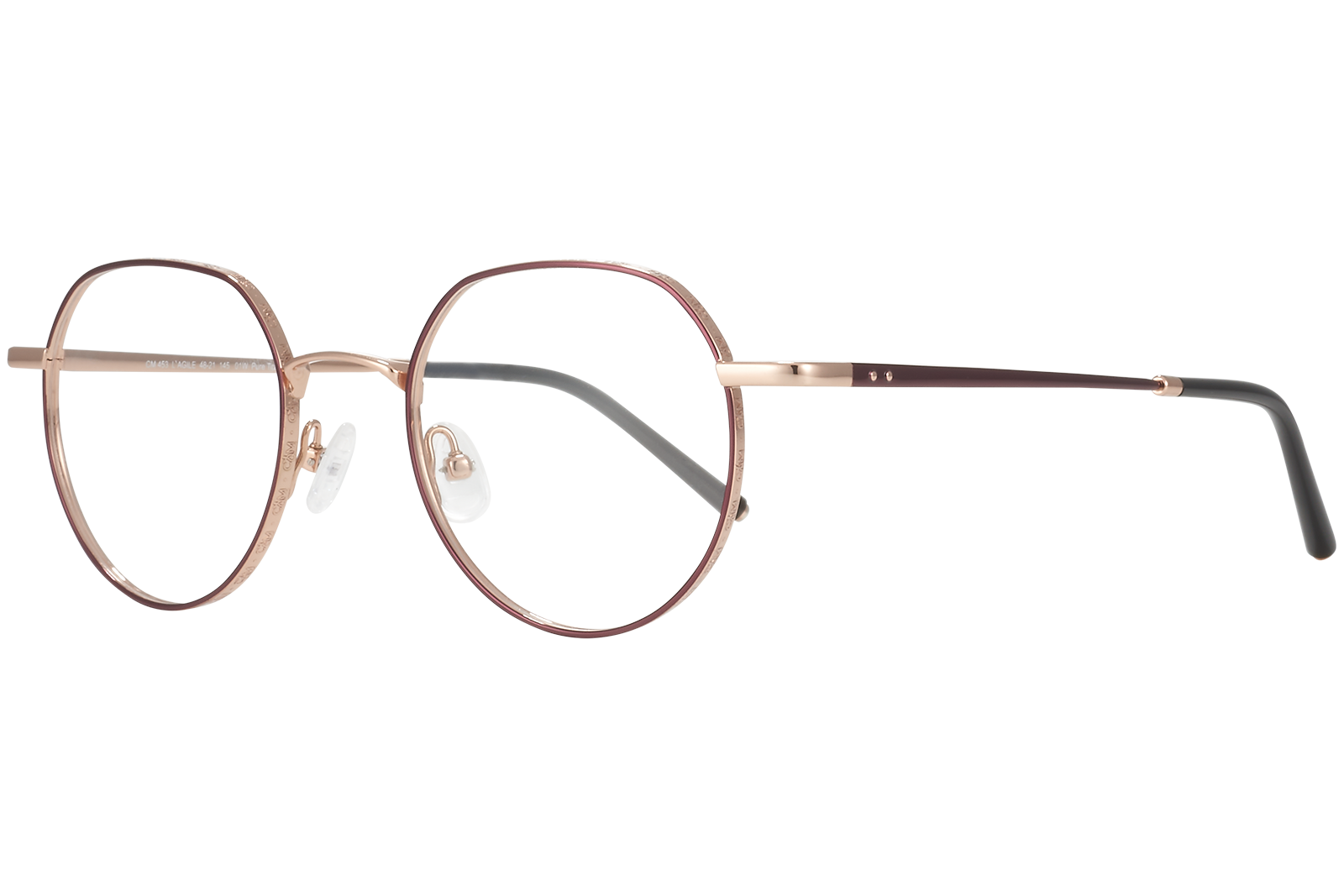 Clémence & Margaux L'Agile lunettes de vue Doré & Kaki pantos
