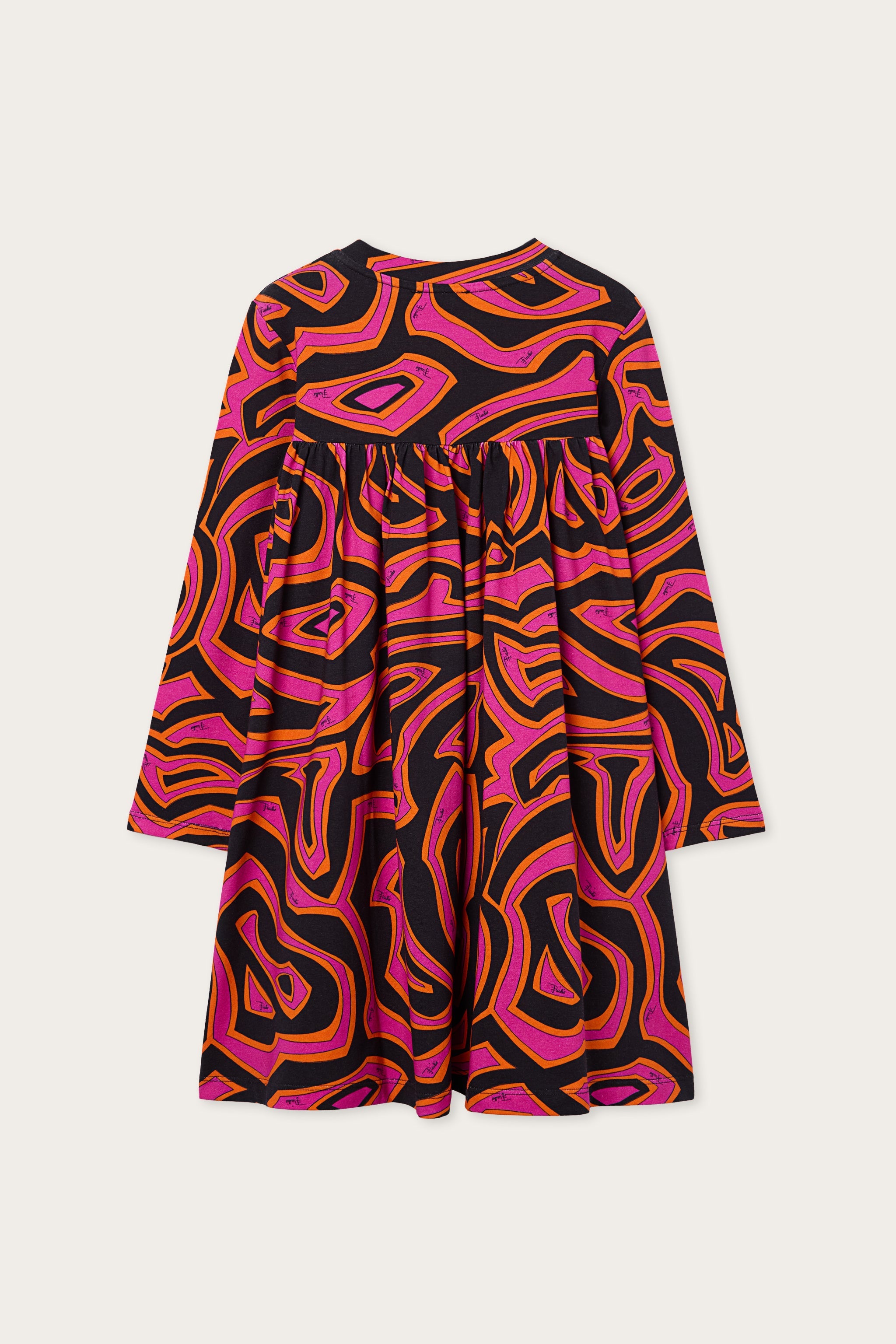 Emilio Pucci Robe Labirinto Noir coton fille