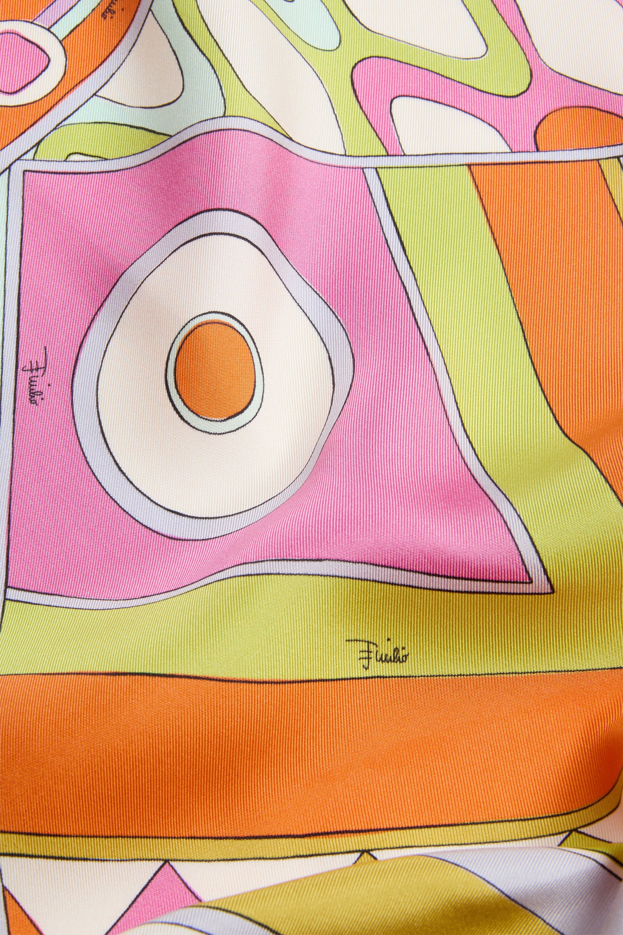 Emilio Pucci Silks Carré Vivara carré soie multicolor