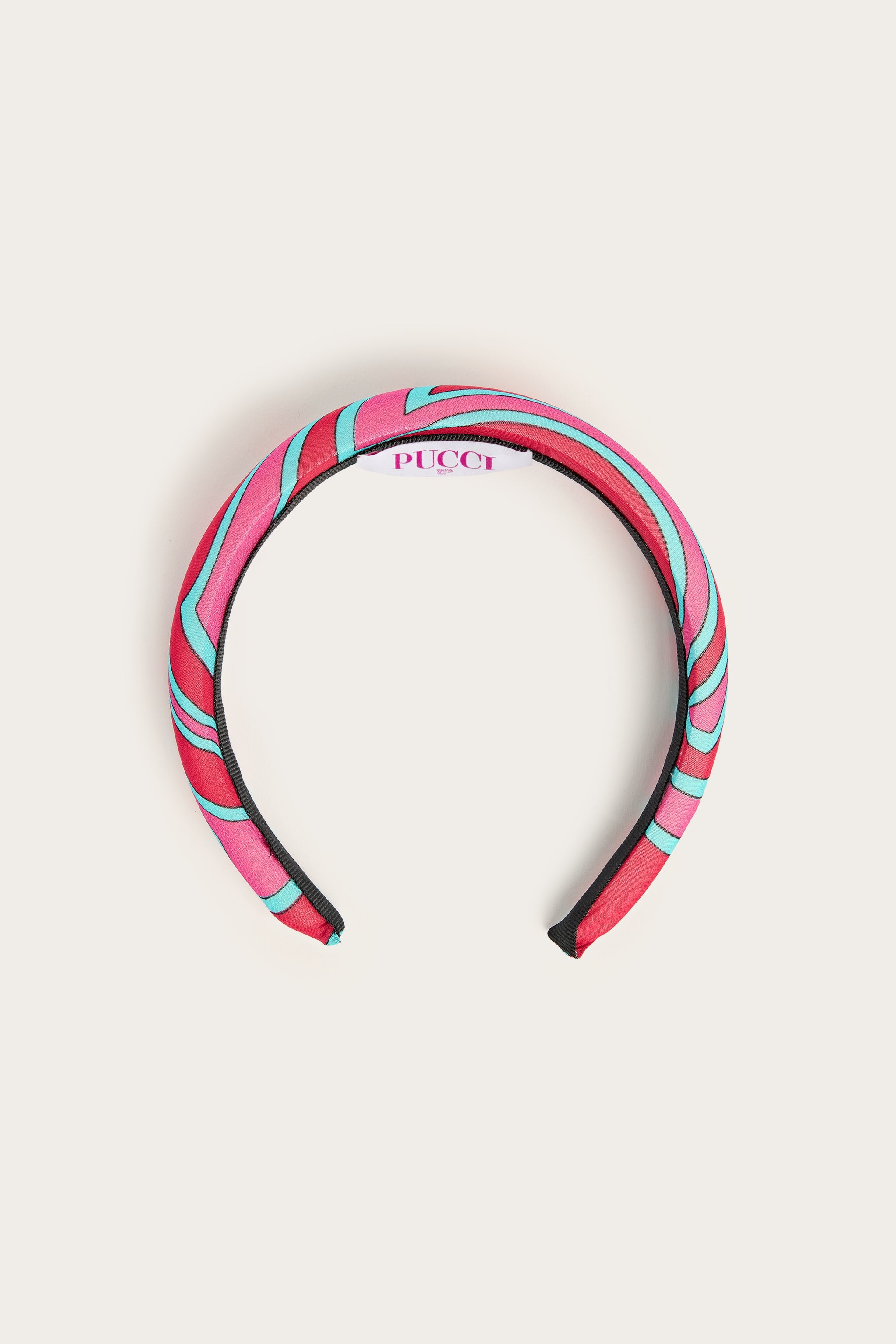 Emilio Pucci Labirinto serre-tête rouge fuchsia taille unique