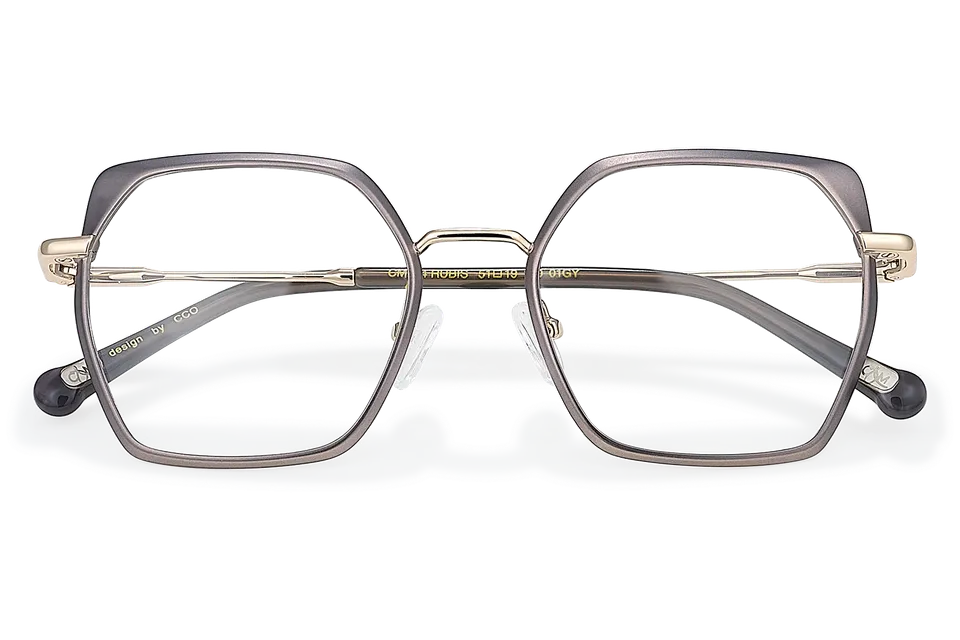 Clémence & Margaux Rubis lunettes de vue Taupe & Doré chic