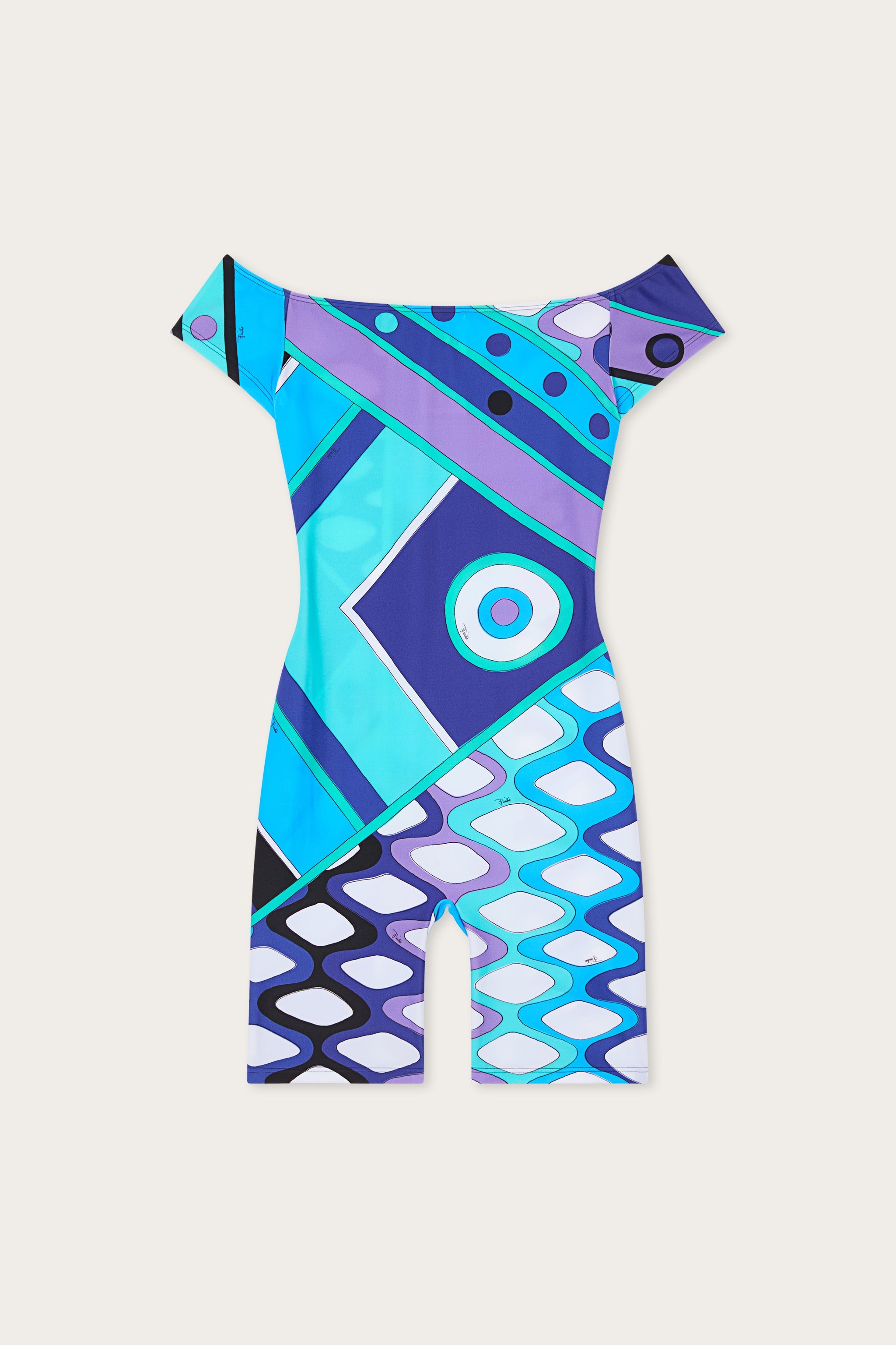 Emilio Pucci Vivara combinaison turquoise bleu XS-XL