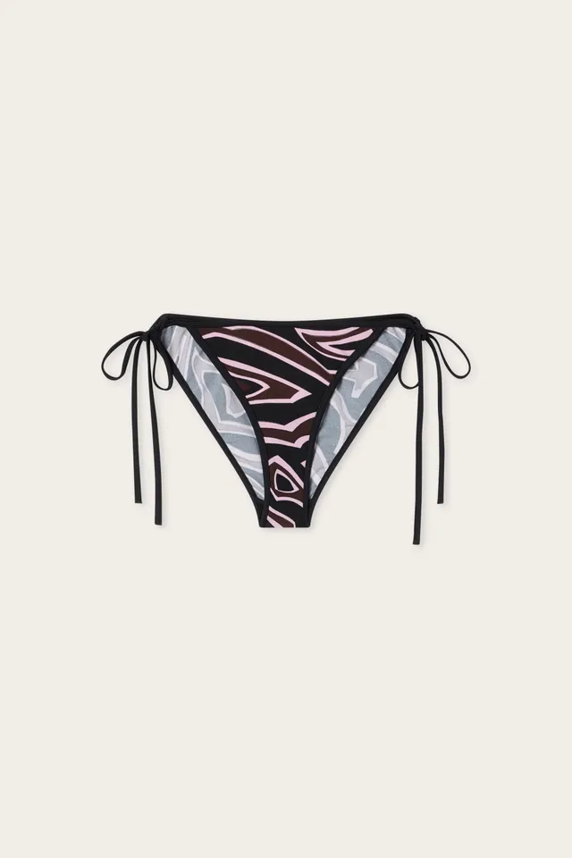 Emilio Pucci Slip Bikini Labirinto Kaki Rose S